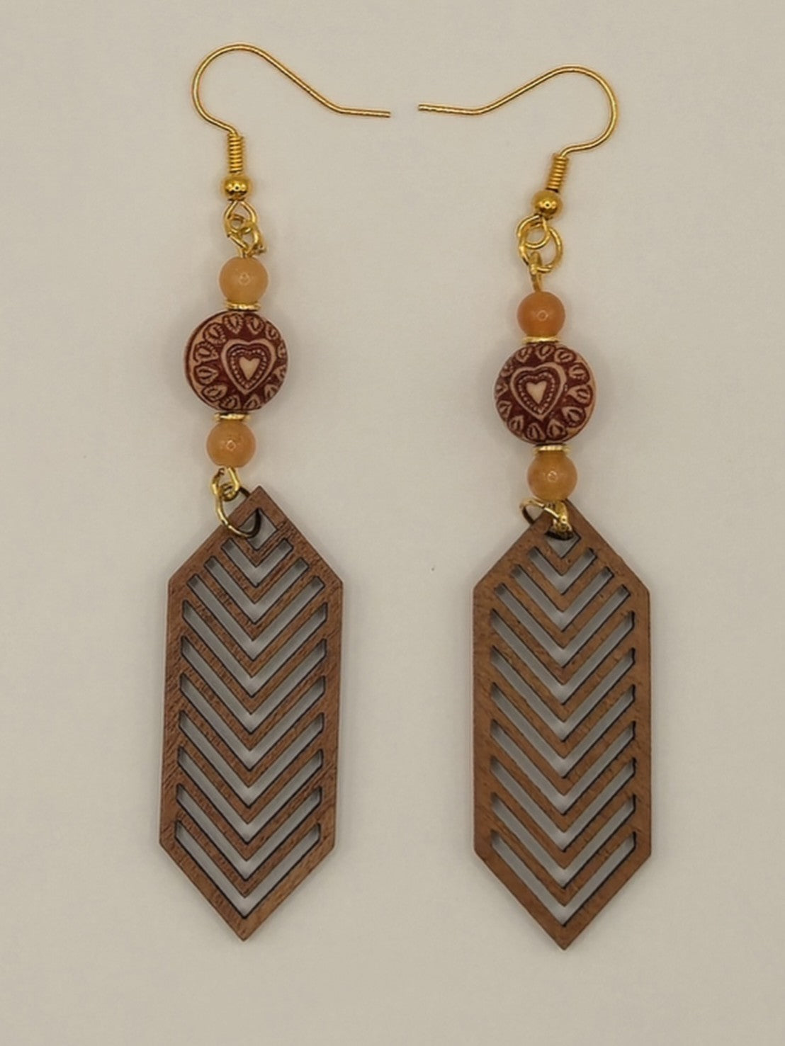 Boho Wood Earrings