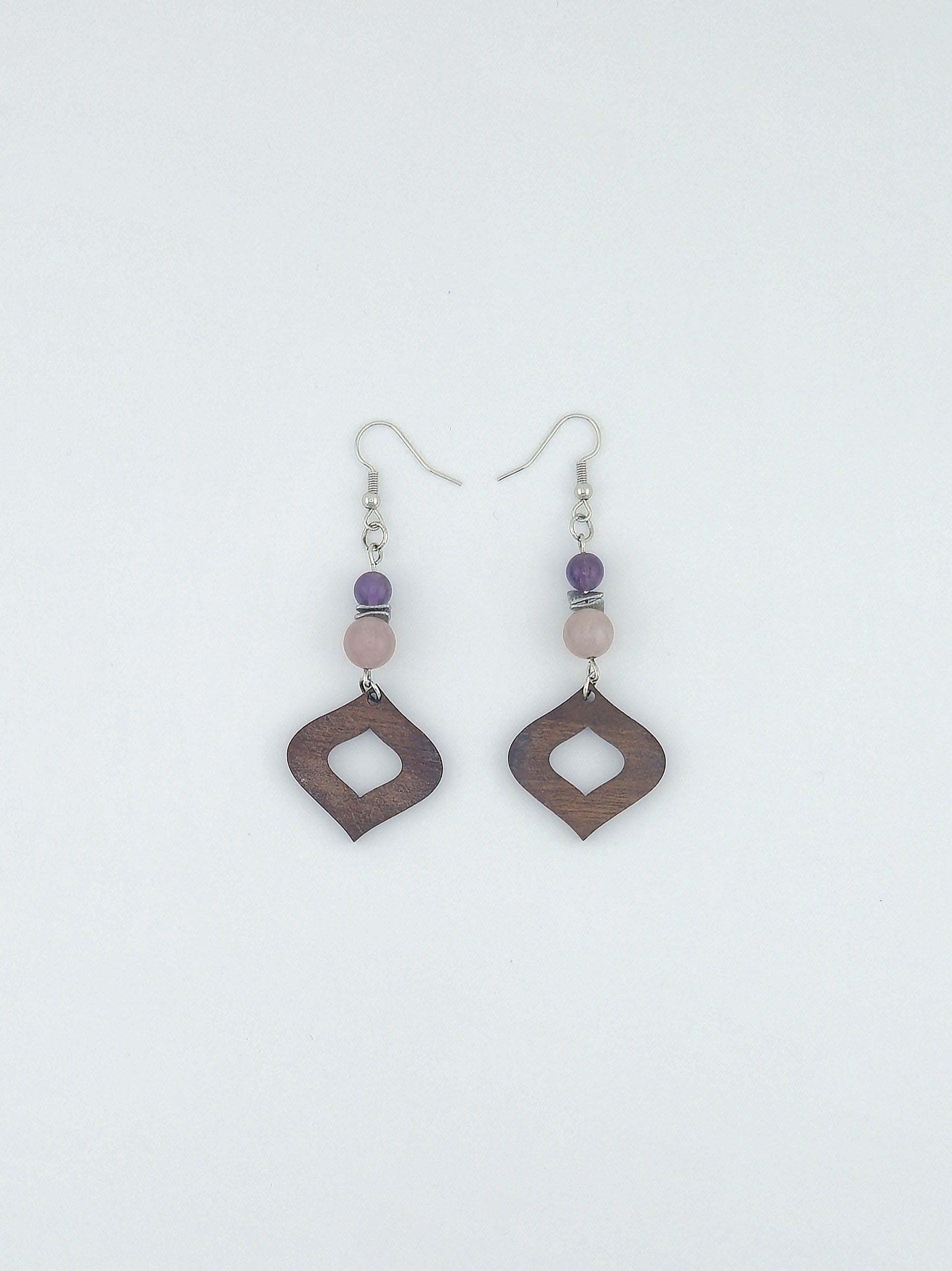 Lantern Wood Earrings