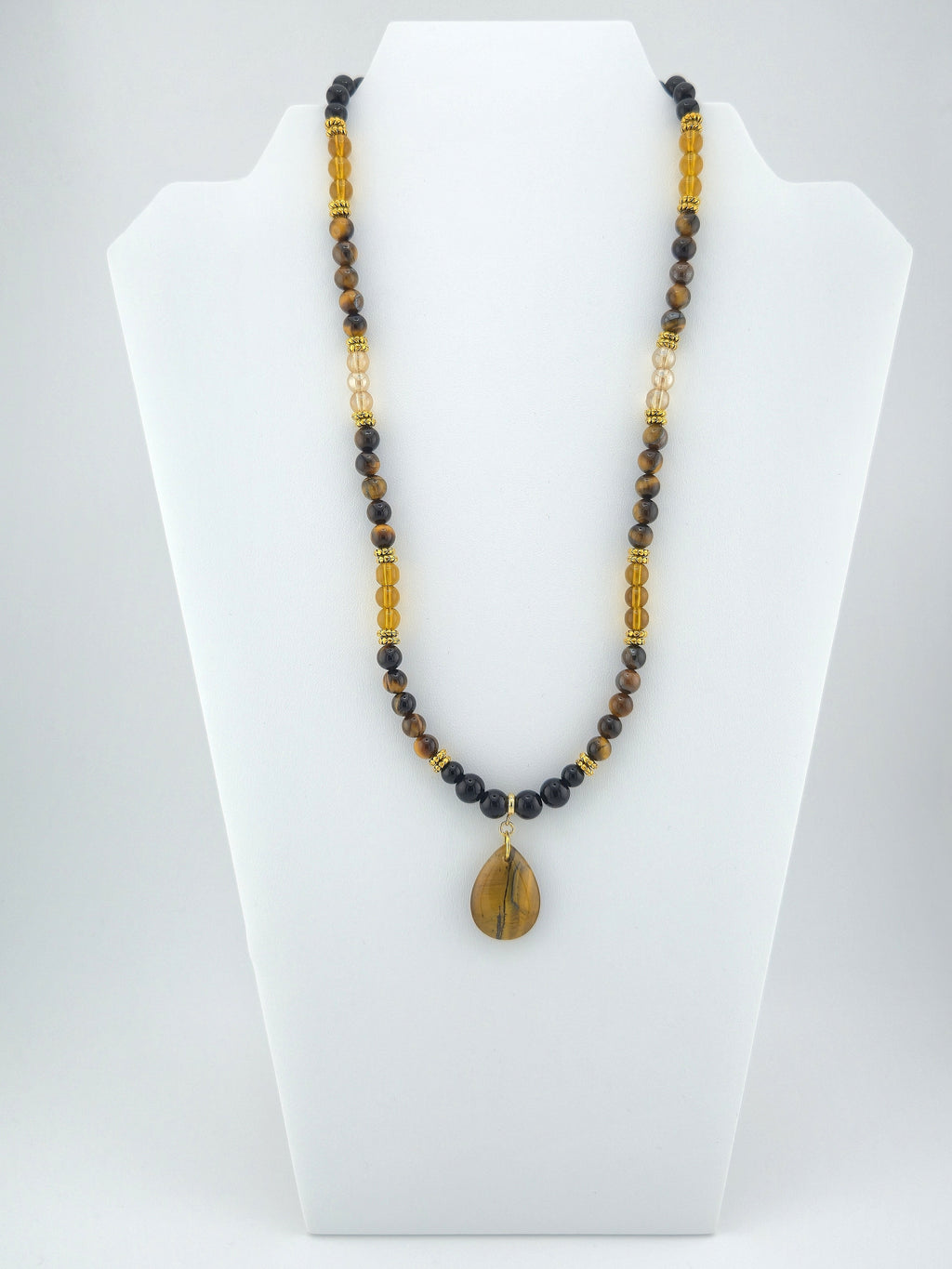 Tiger's Eye Pendant Necklace
