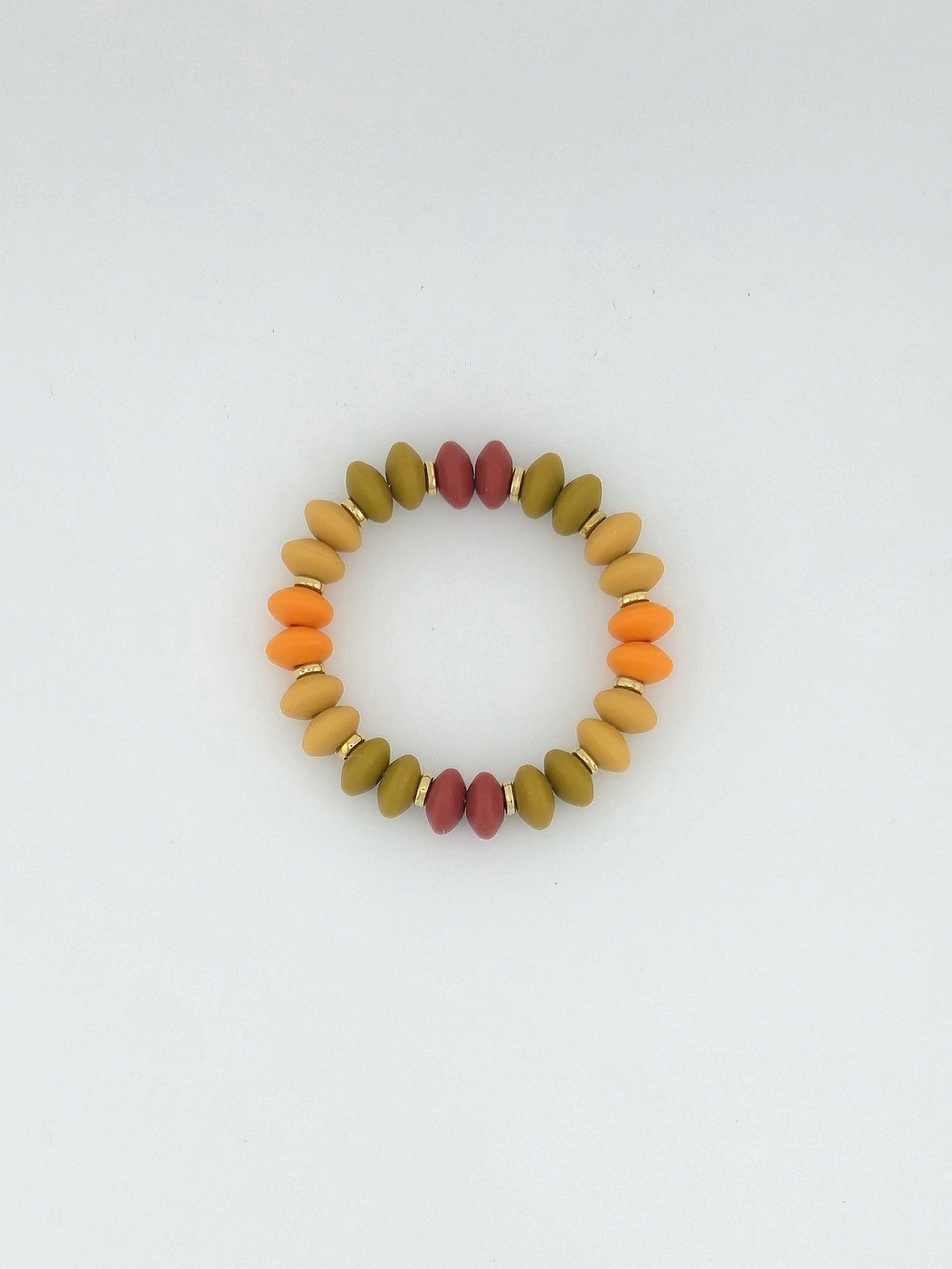 Lentil Bead Bracelet