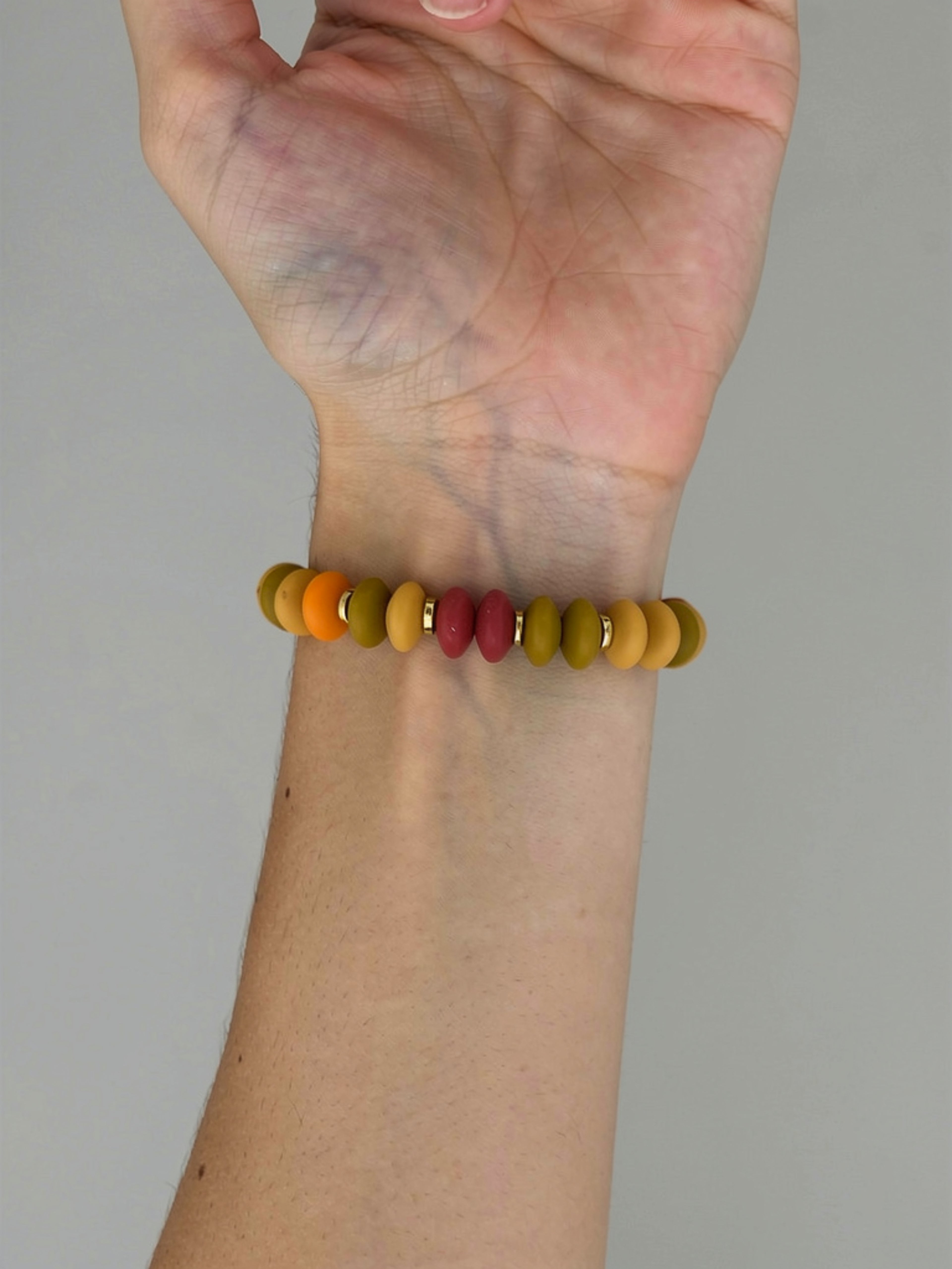 Lentil Bead Bracelet