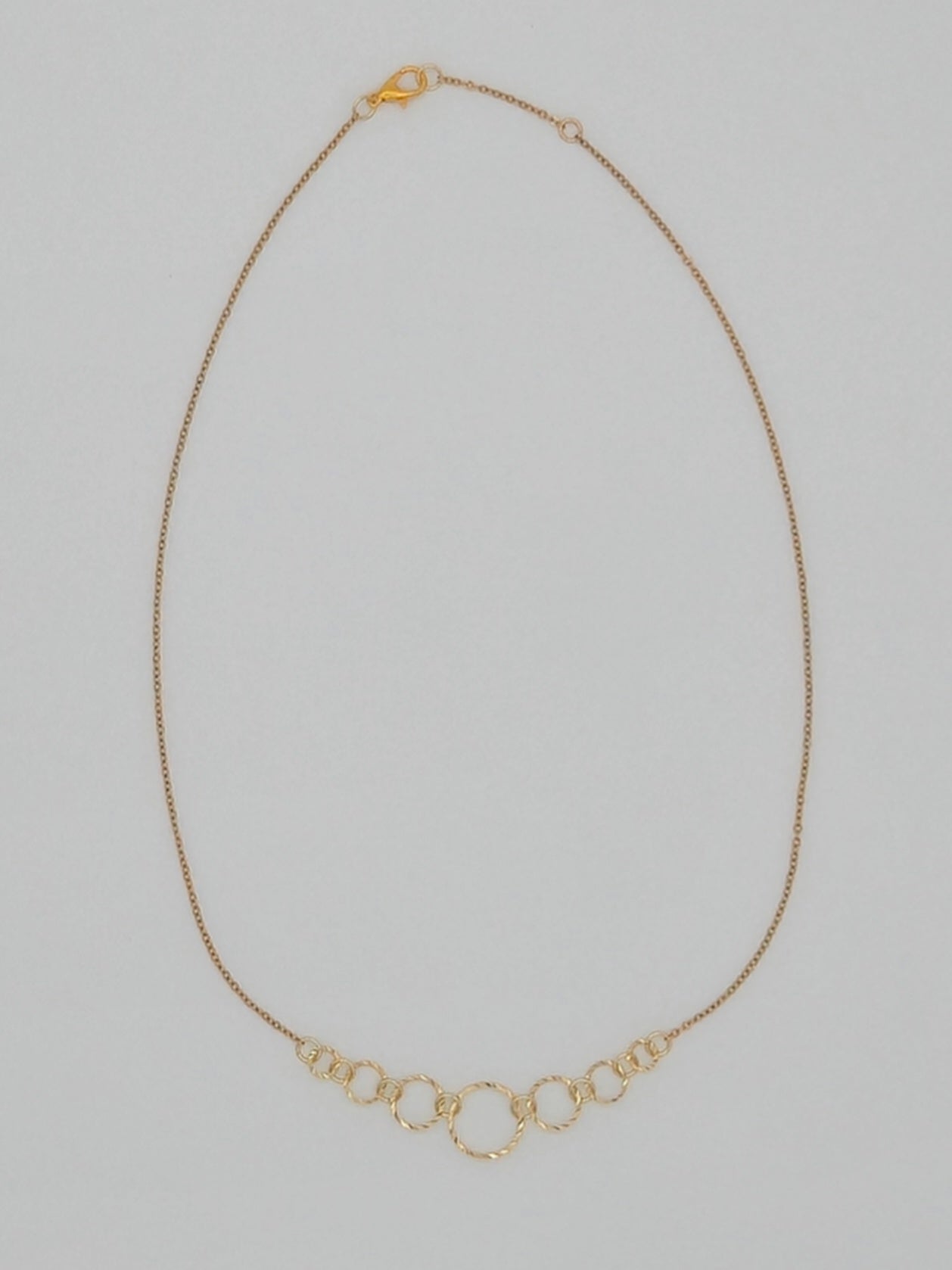 Beveled Ring Necklace