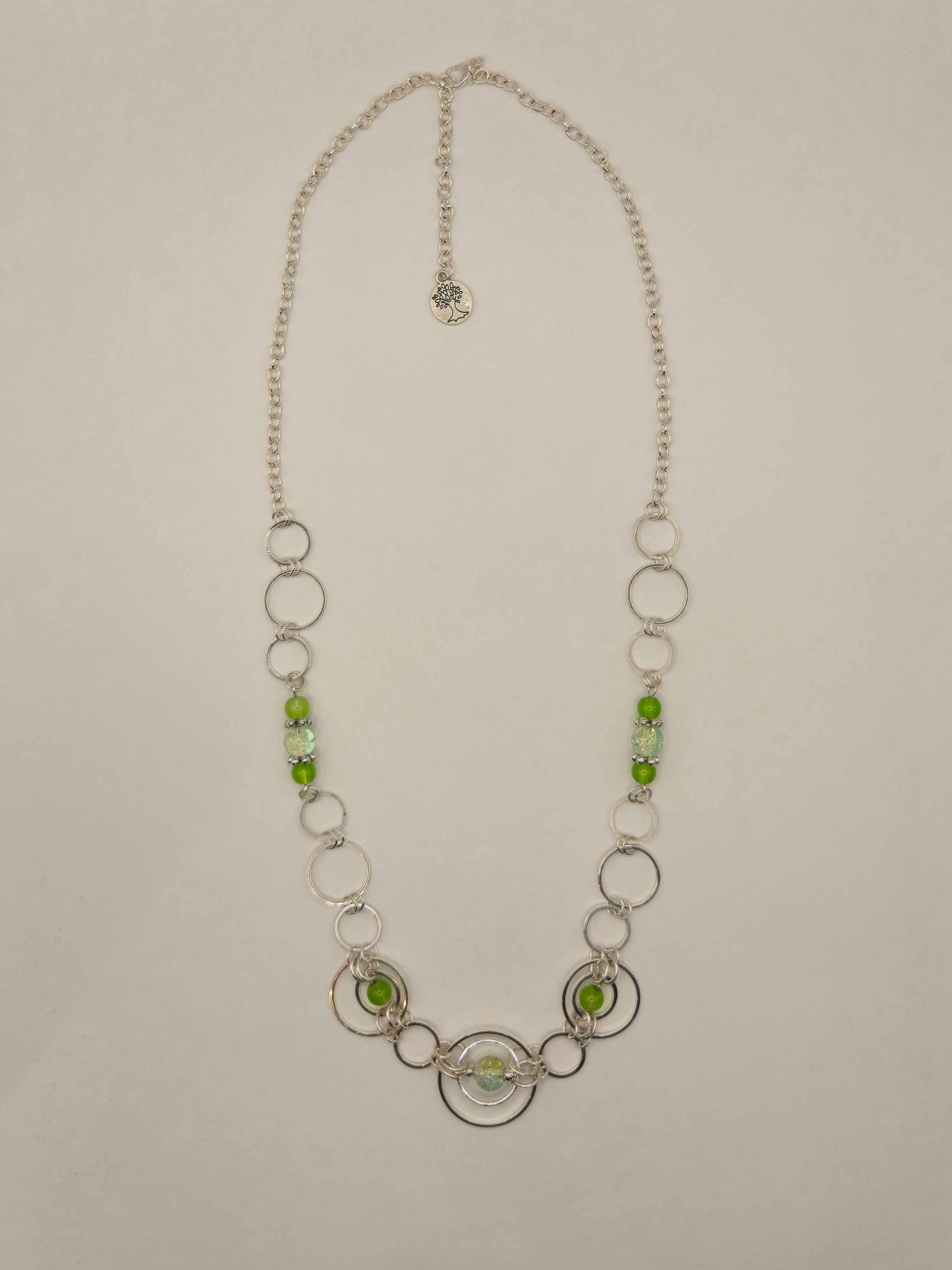 Yellow & Green Crackle Glass Collection