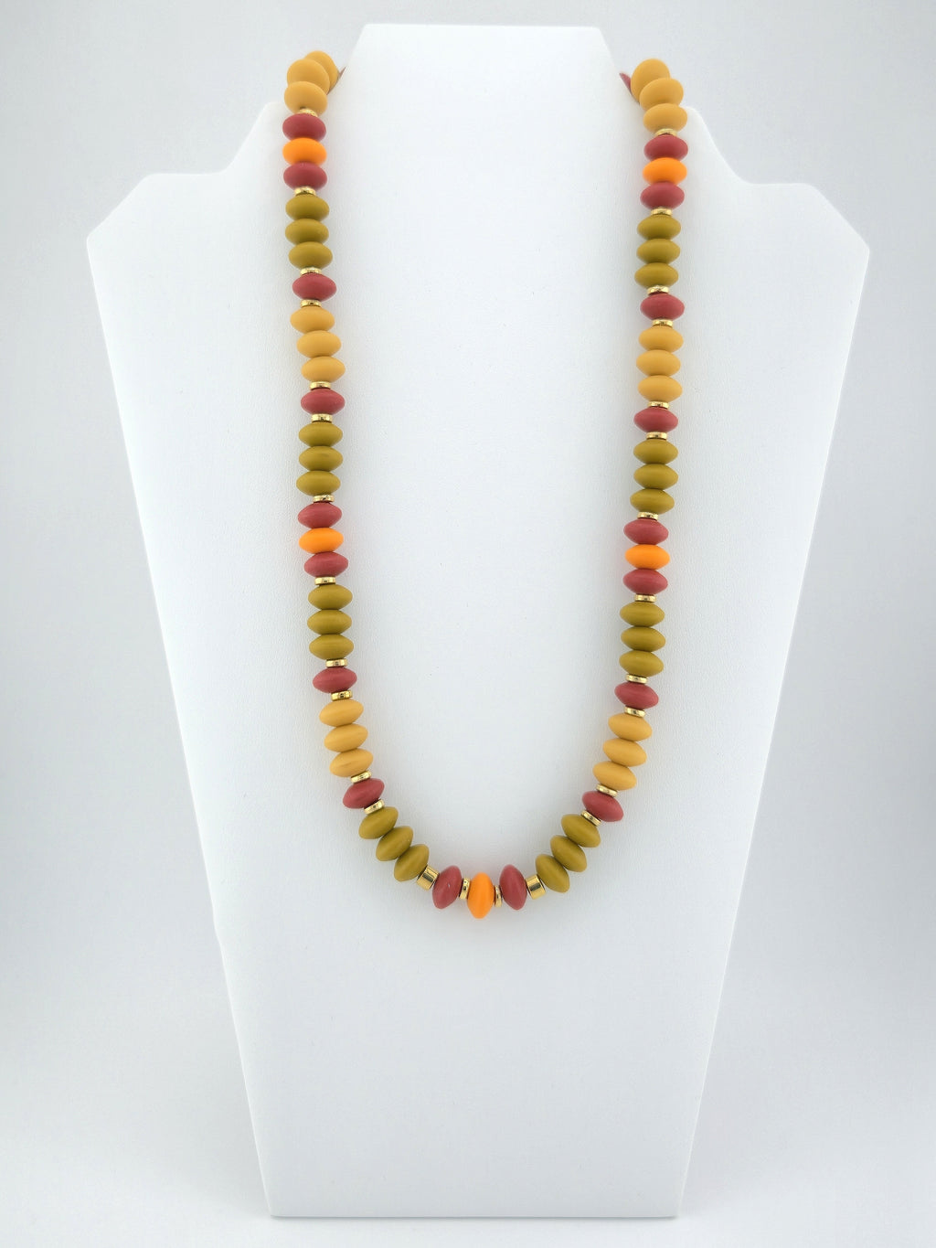 Harvest Lentil Bead Necklace