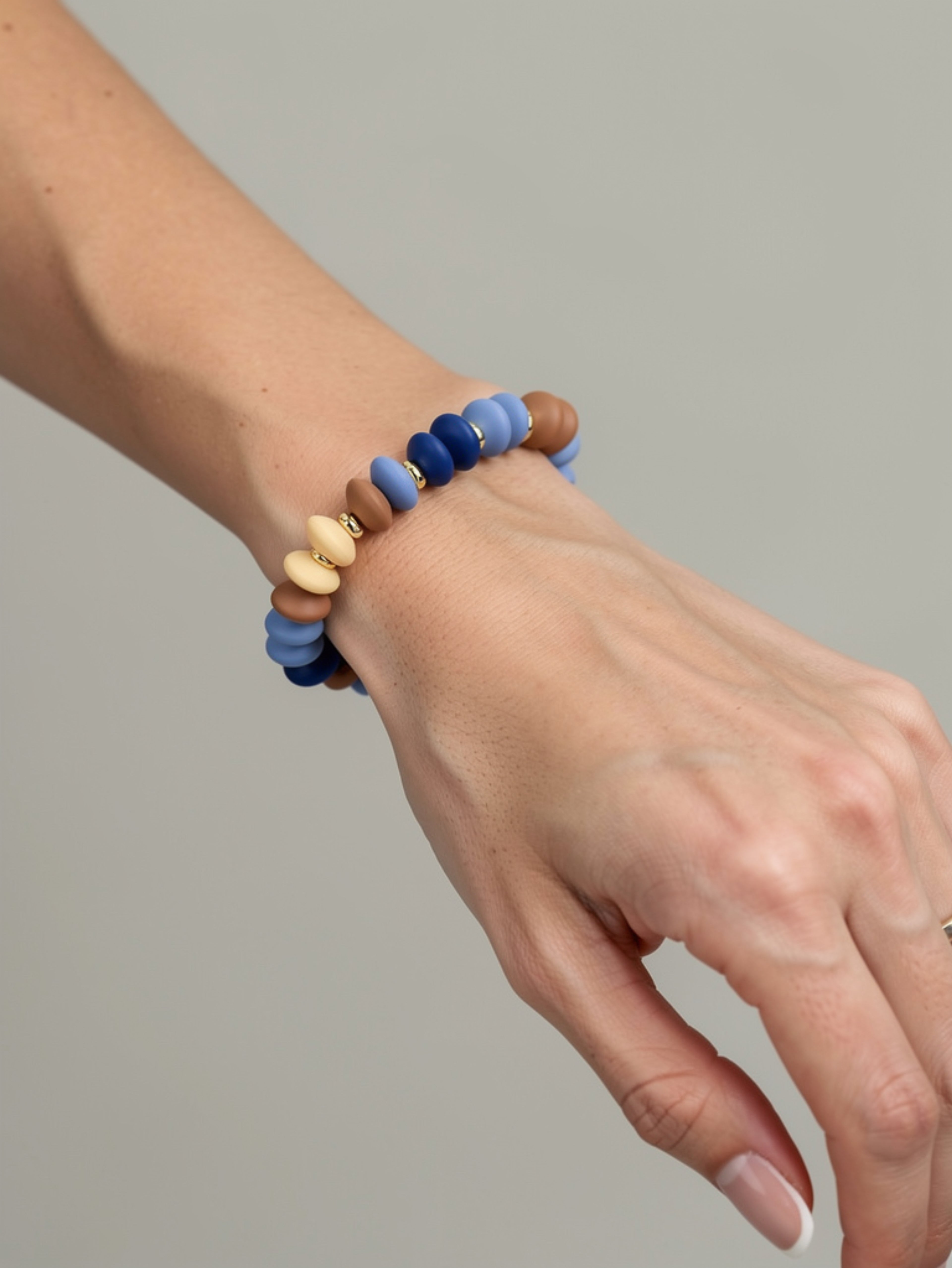 Lentil Bead Bracelet