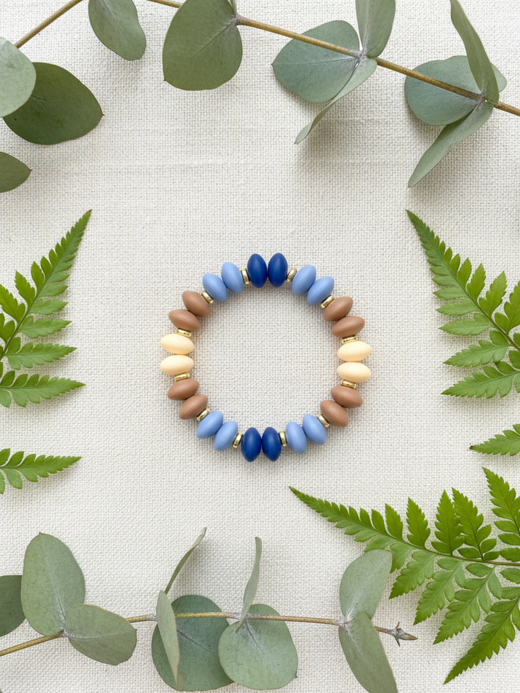 Lentil Bead Bracelet