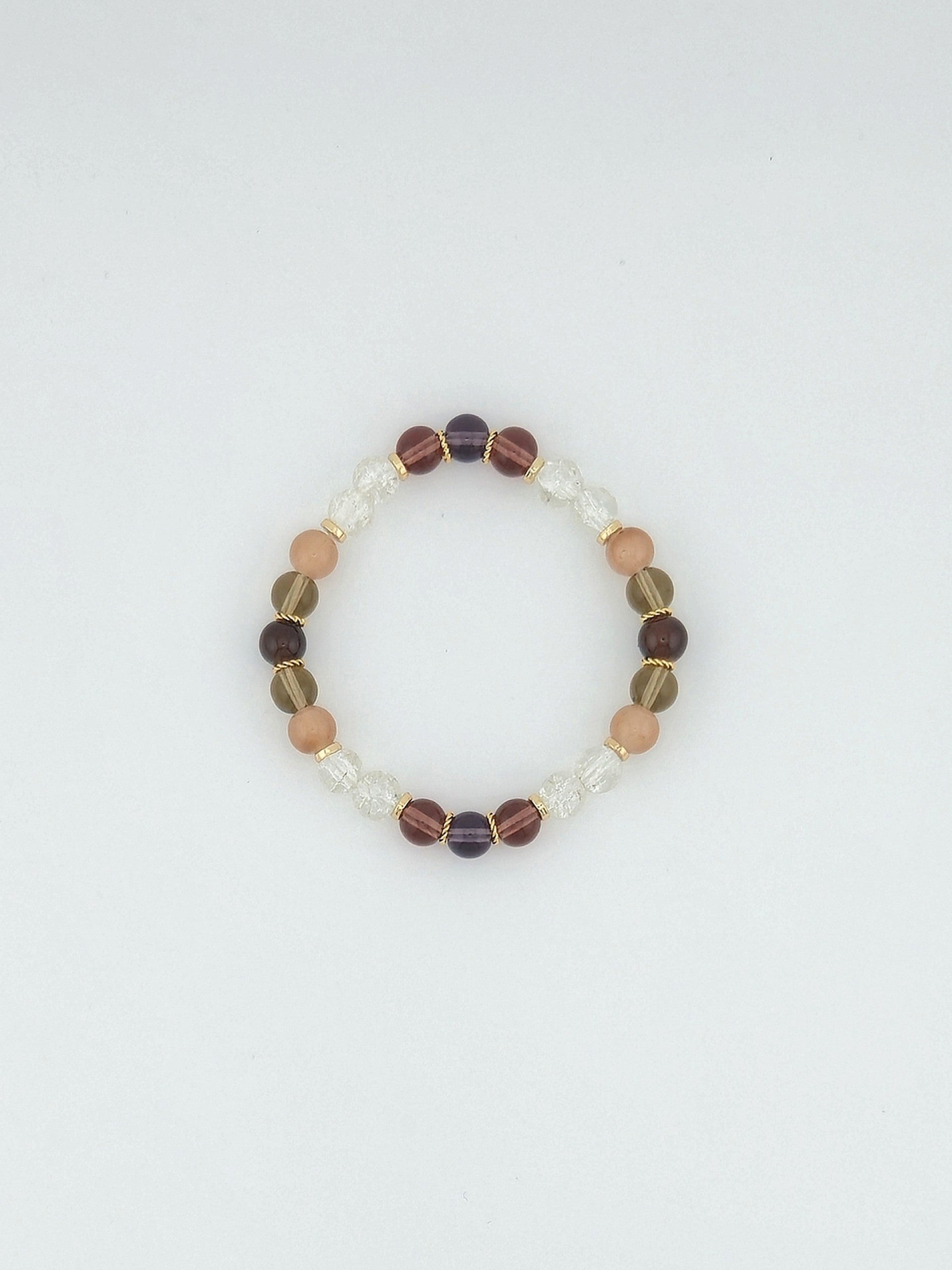 Primrose Glass Bead  Bracelet