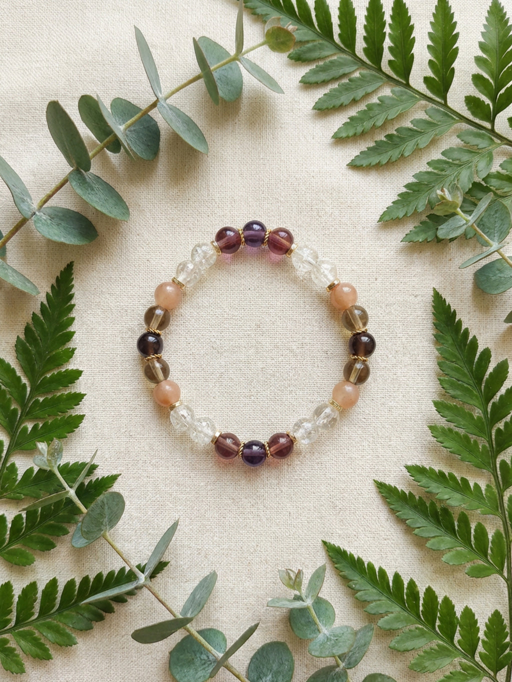 Primrose Glass Bead  Bracelet