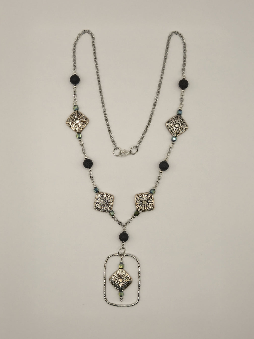 Tibetan Silver Pendant Necklace