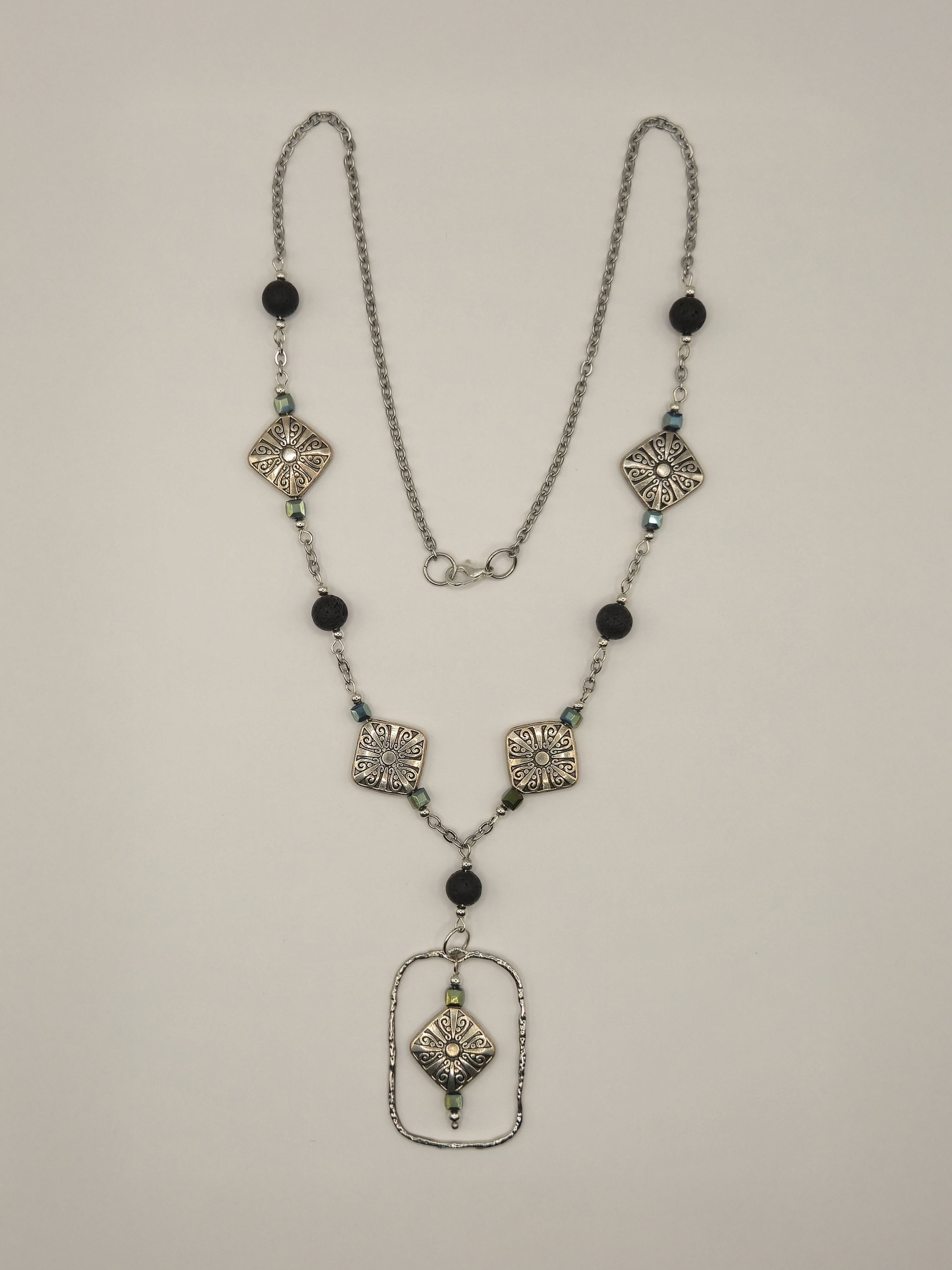 Tibetan Silver Pendant Necklace