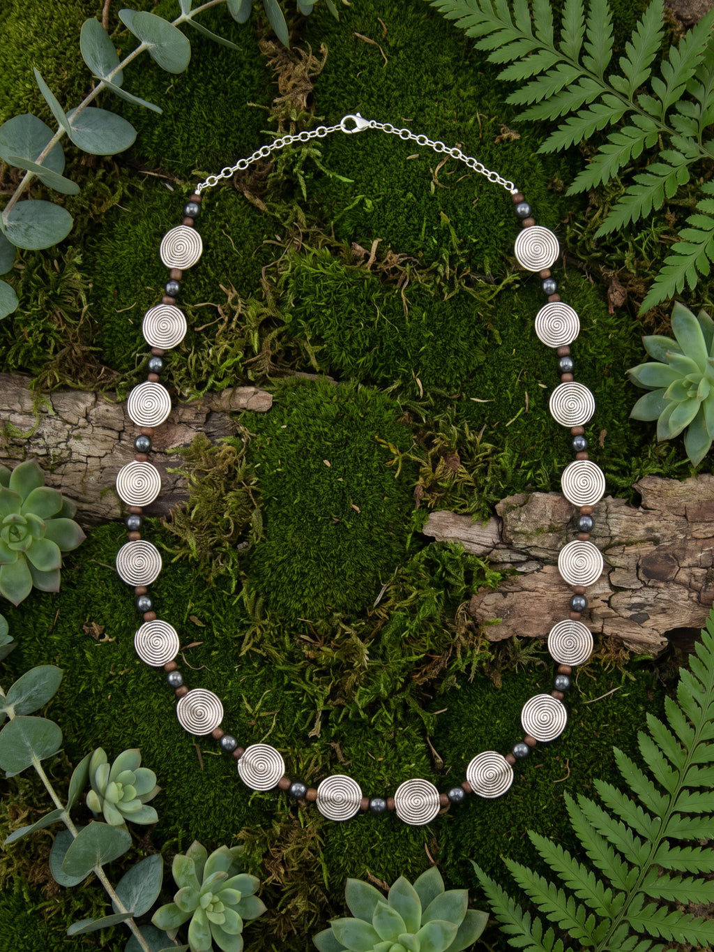Tibetan Lentil Bead Necklace