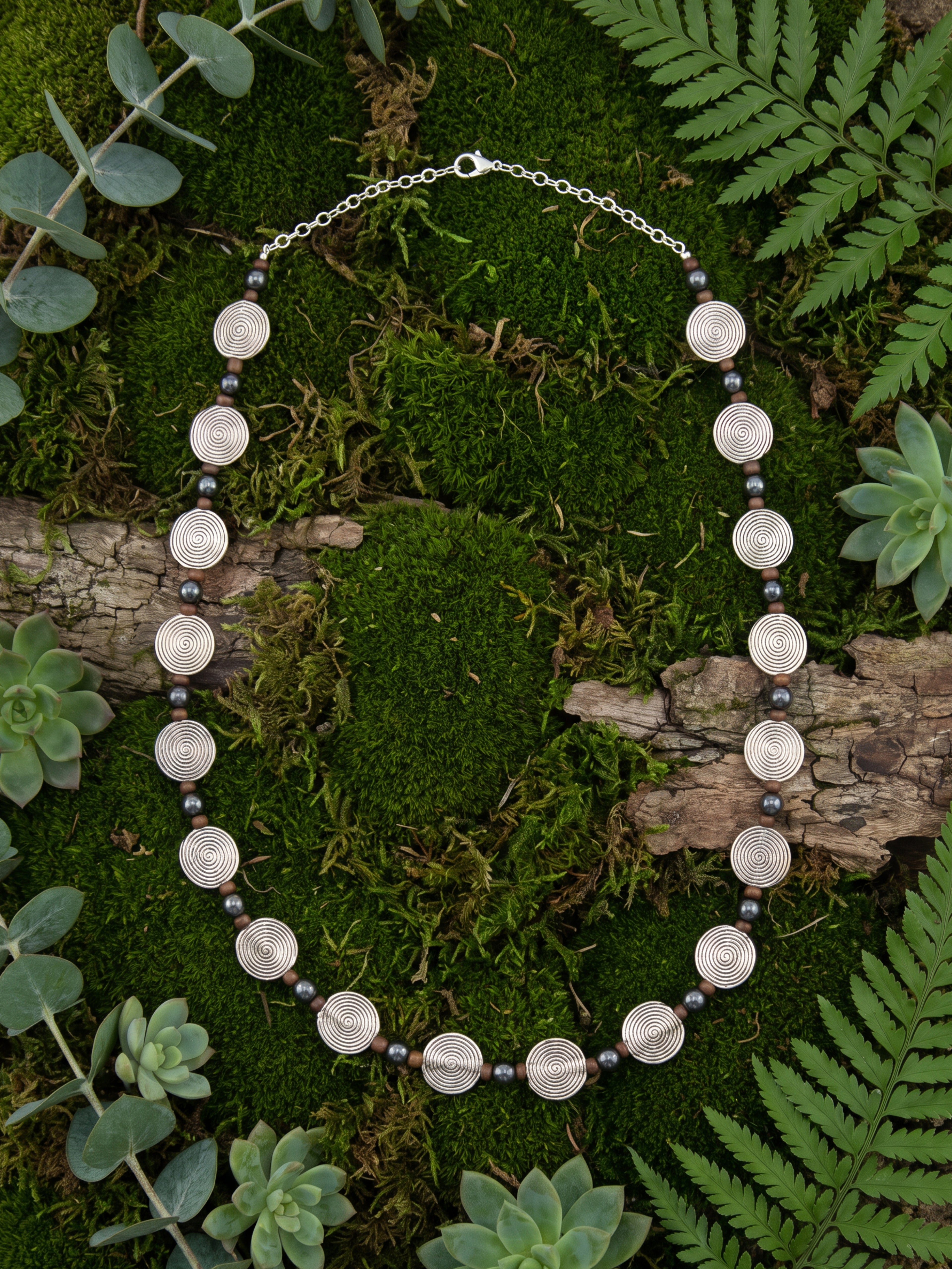 Tibetan Lentil Bead Necklace