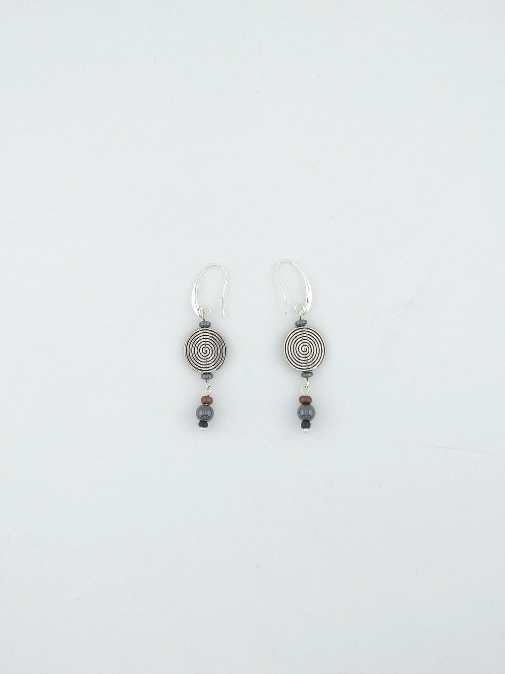 Tibetan Lental Bead Earrings