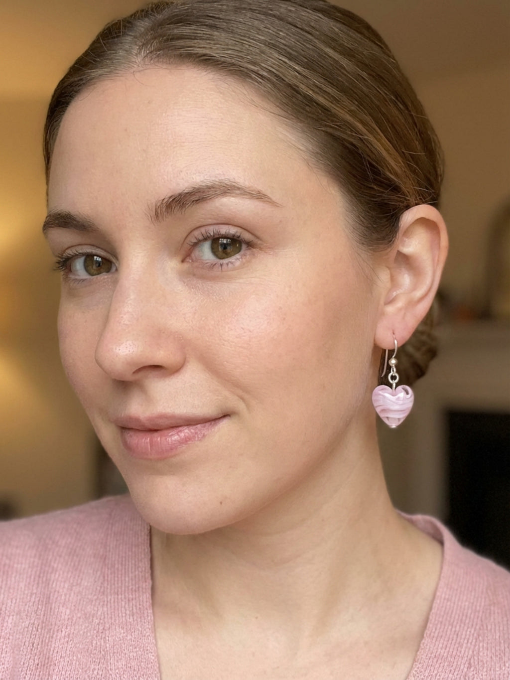 Swirl Heart Earrings