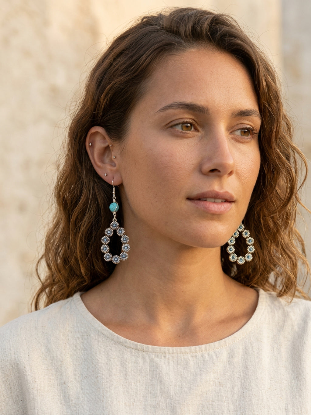 O' Happy Day- Turquoise Earrings
