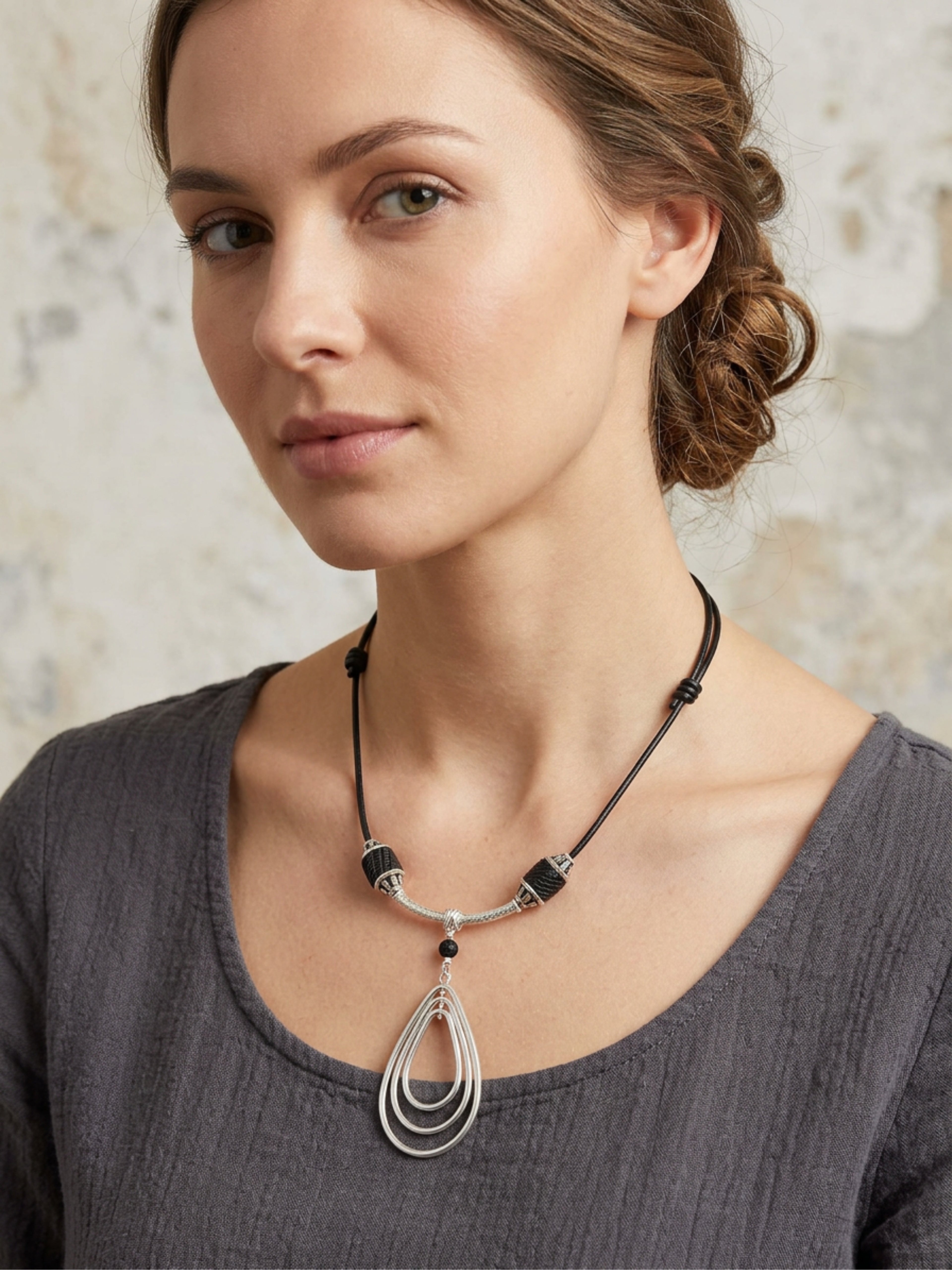 The "Concentric Strength" Necklace
