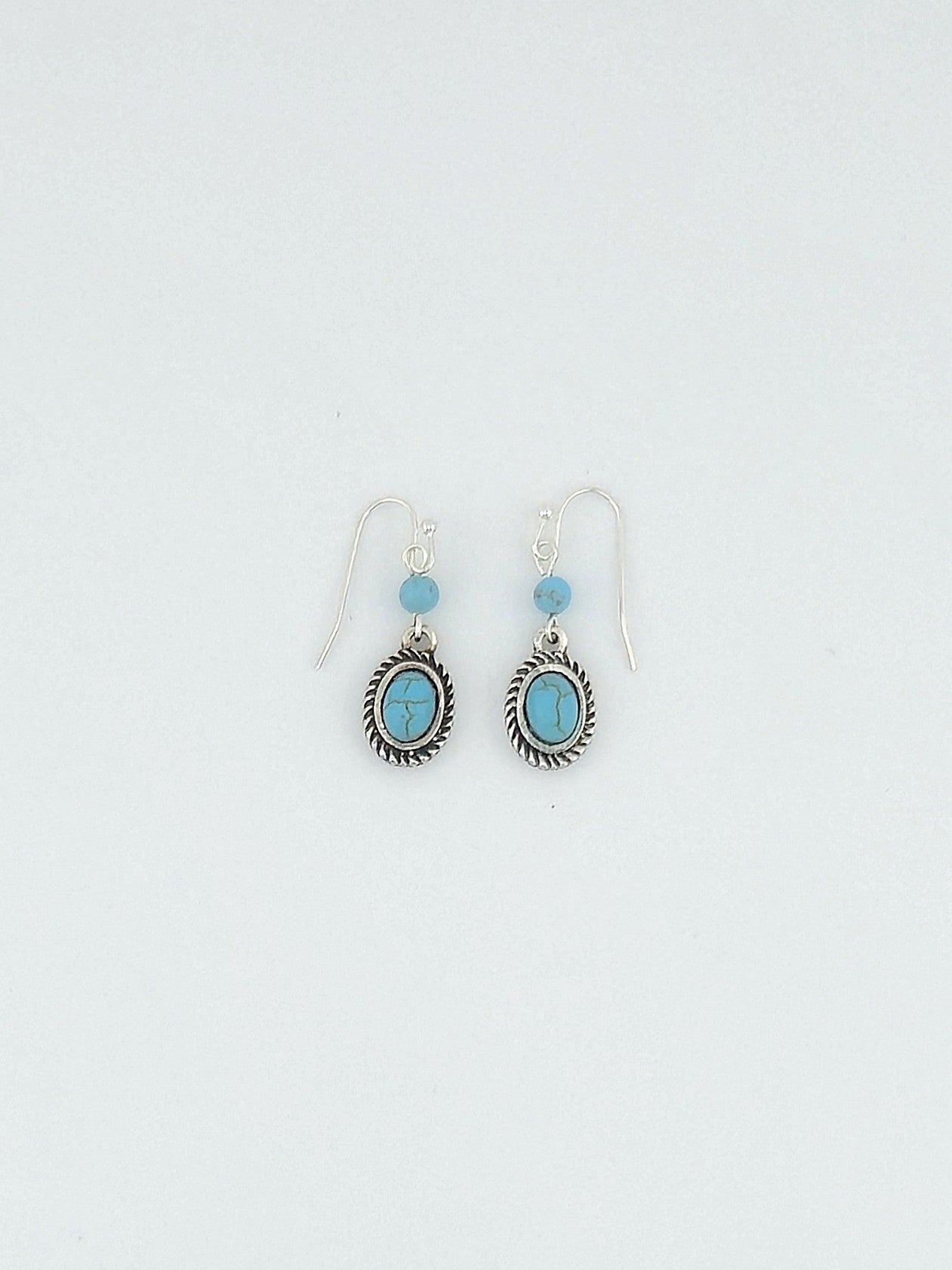 Turquoise Pendant Earrings
