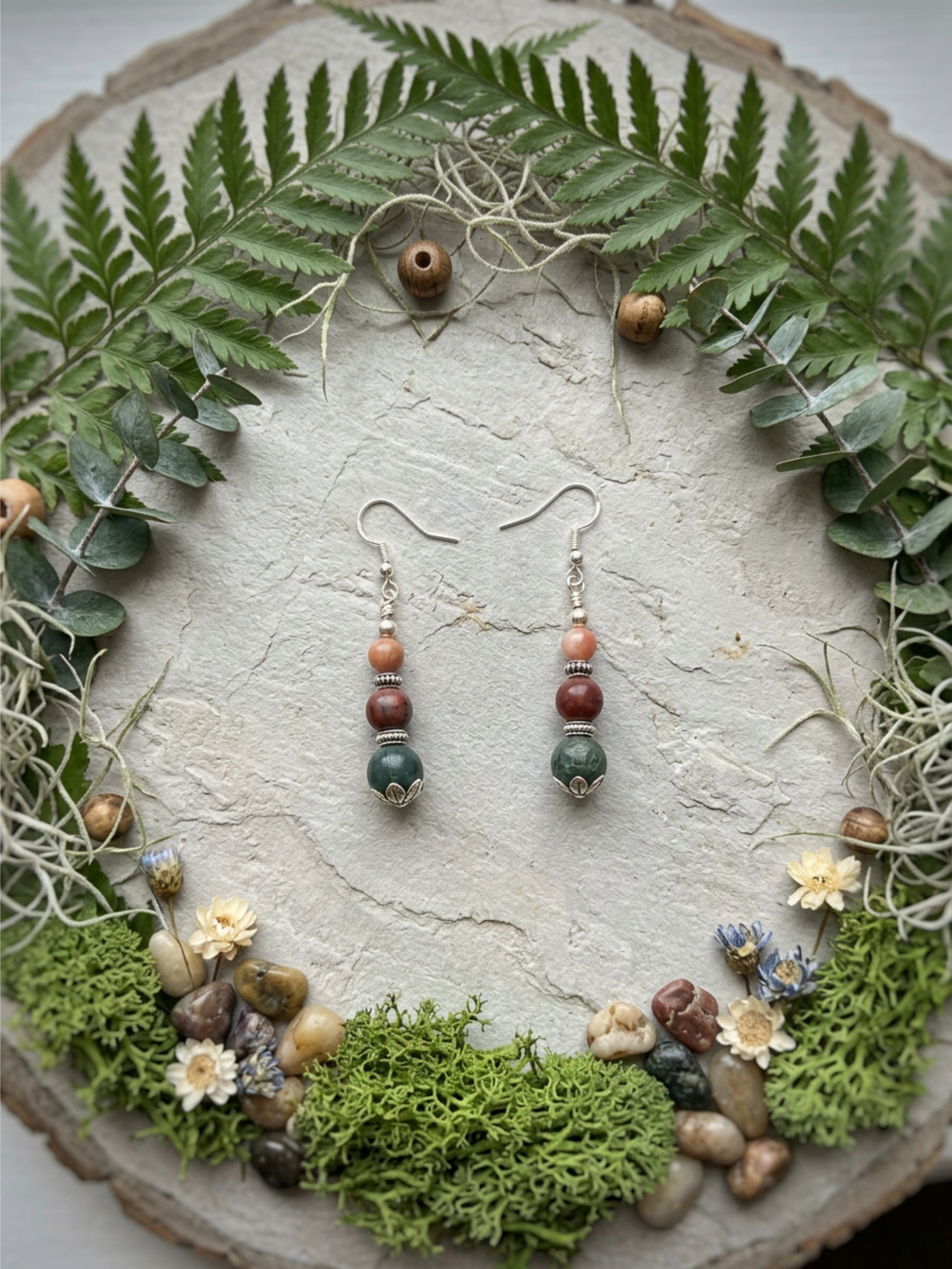Fancy Jasper Dangles