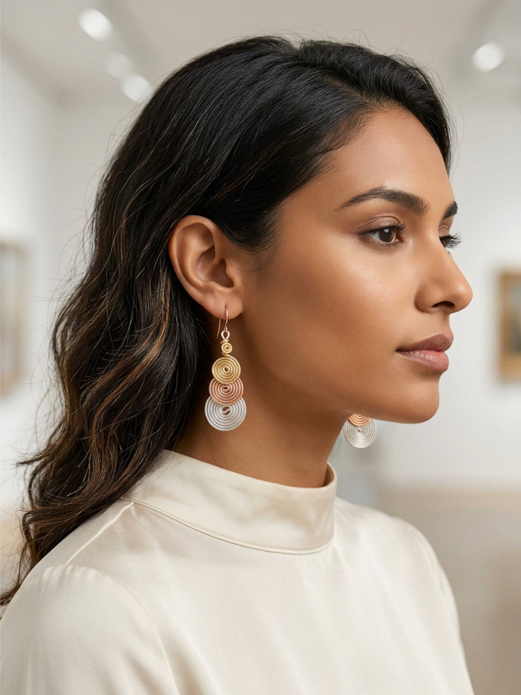 The Resilient Spiral Earrings