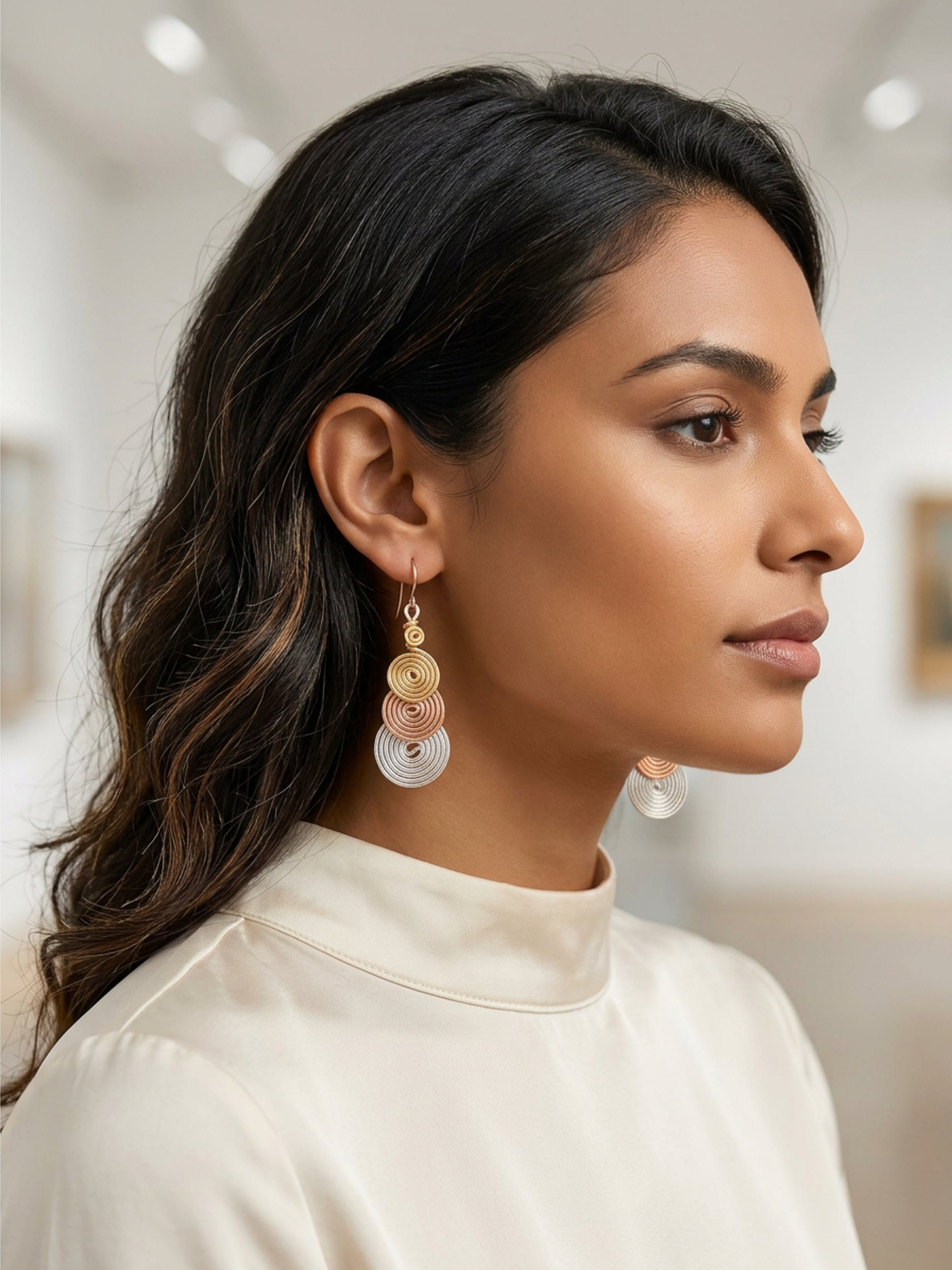 The Resilient Spiral Earrings