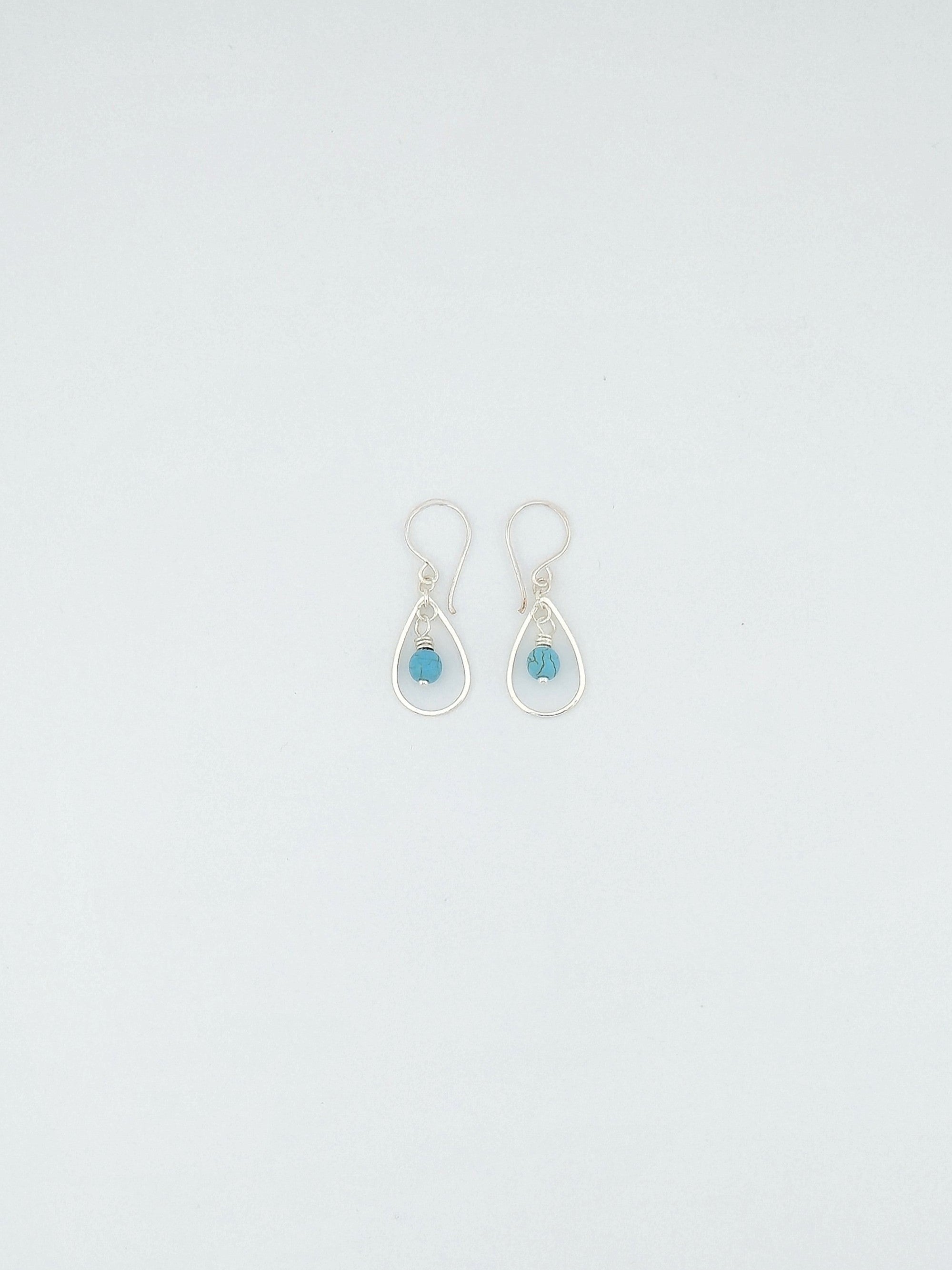 Turquoise Shield Dangles