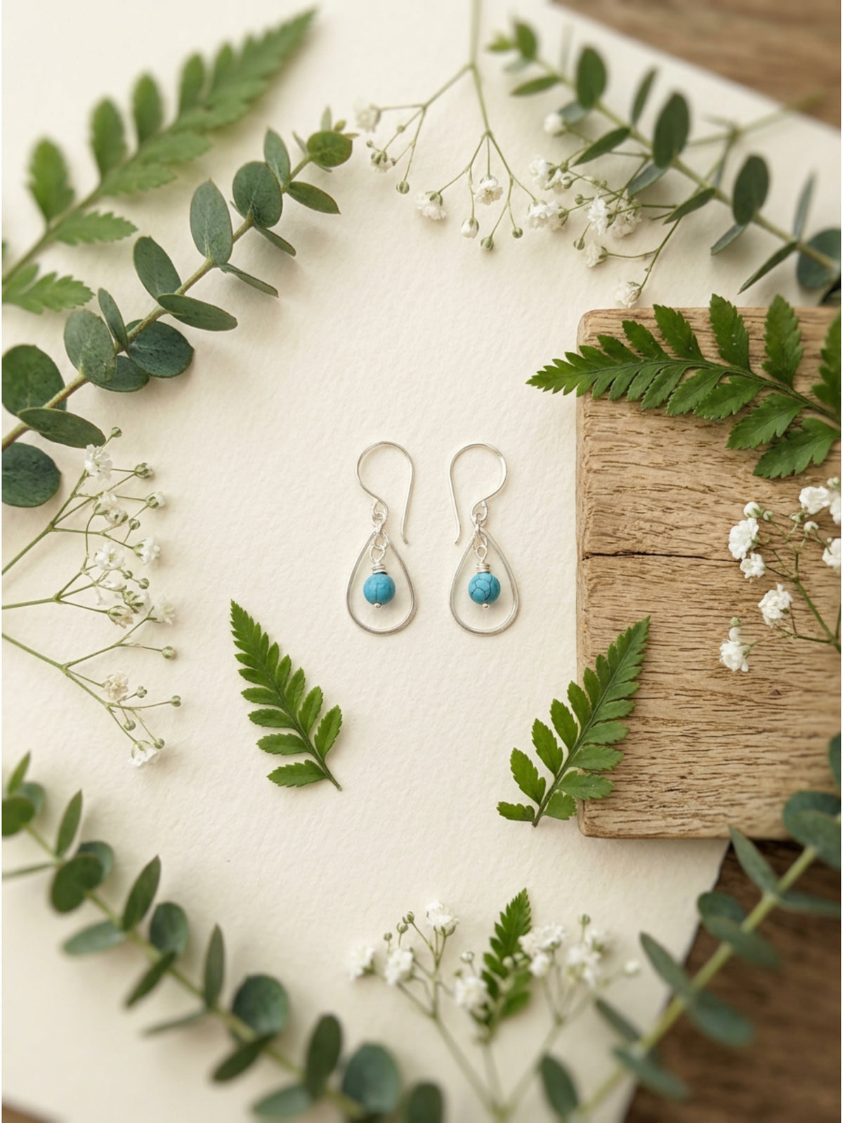 Turquoise Teardrop Set