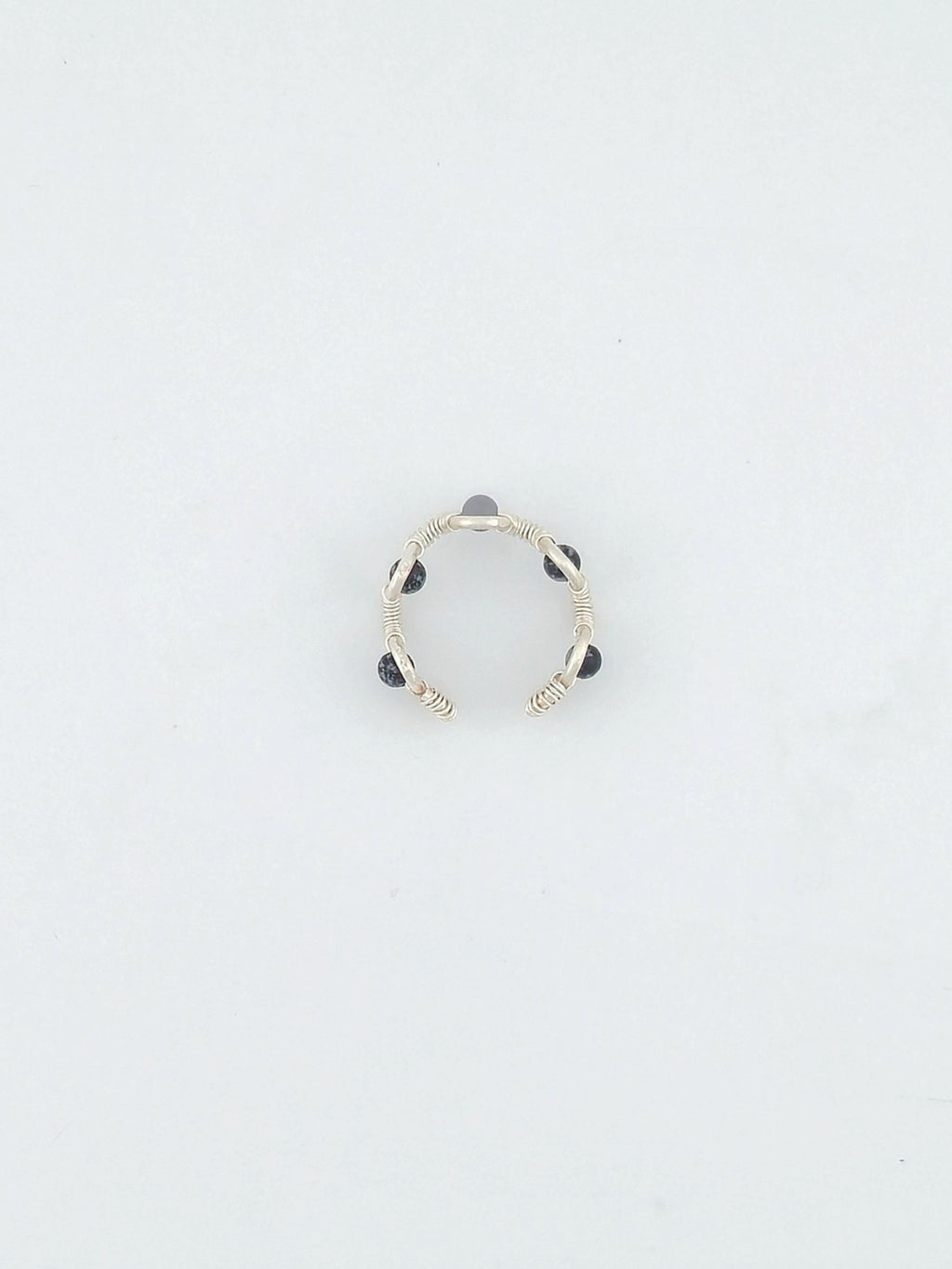 Silver Crest Jasper Ring