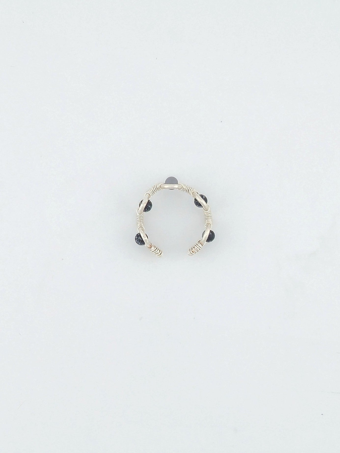 Silver Crest Jasper Ring