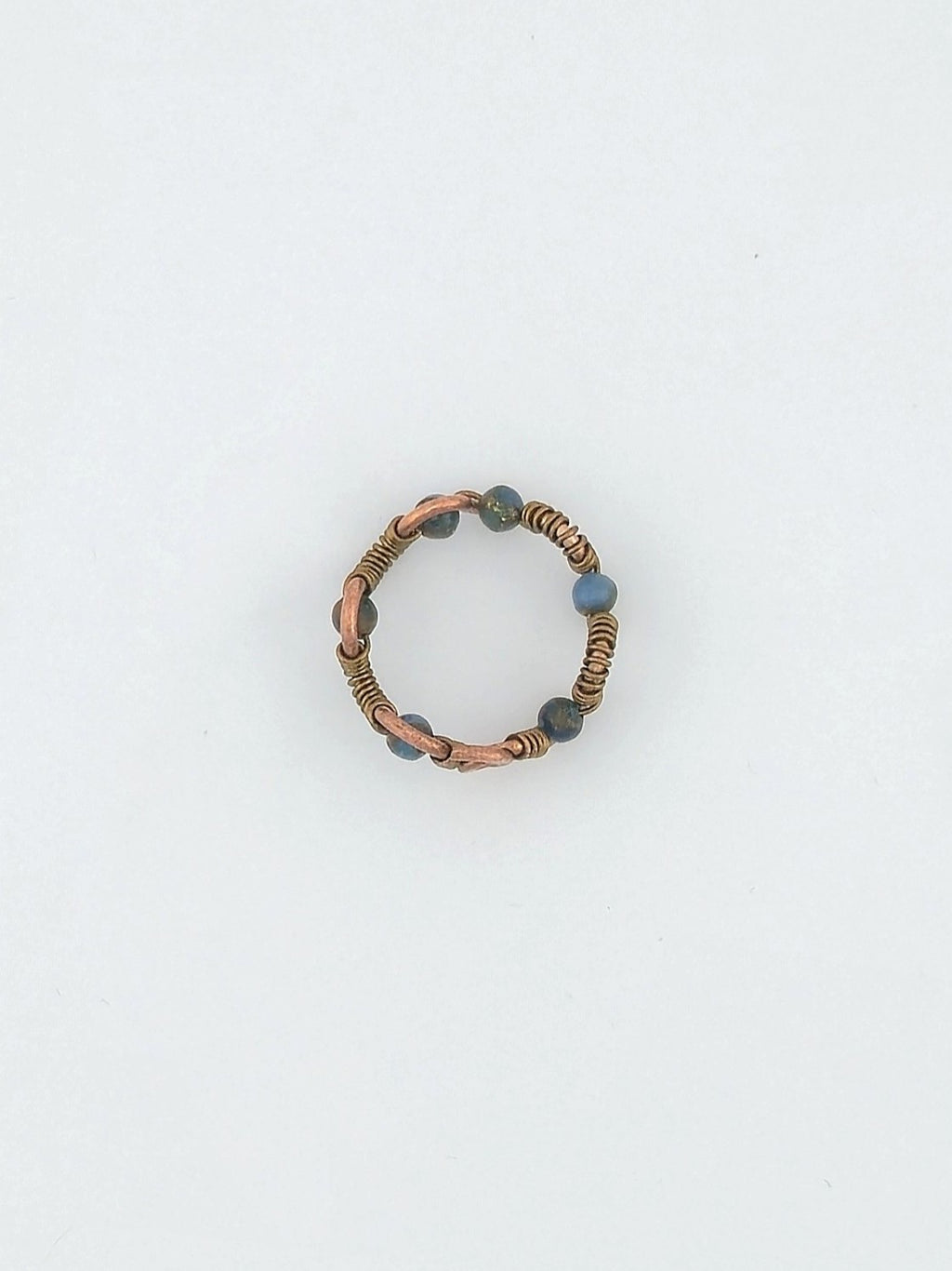 Copper Crest River Stone Ring
