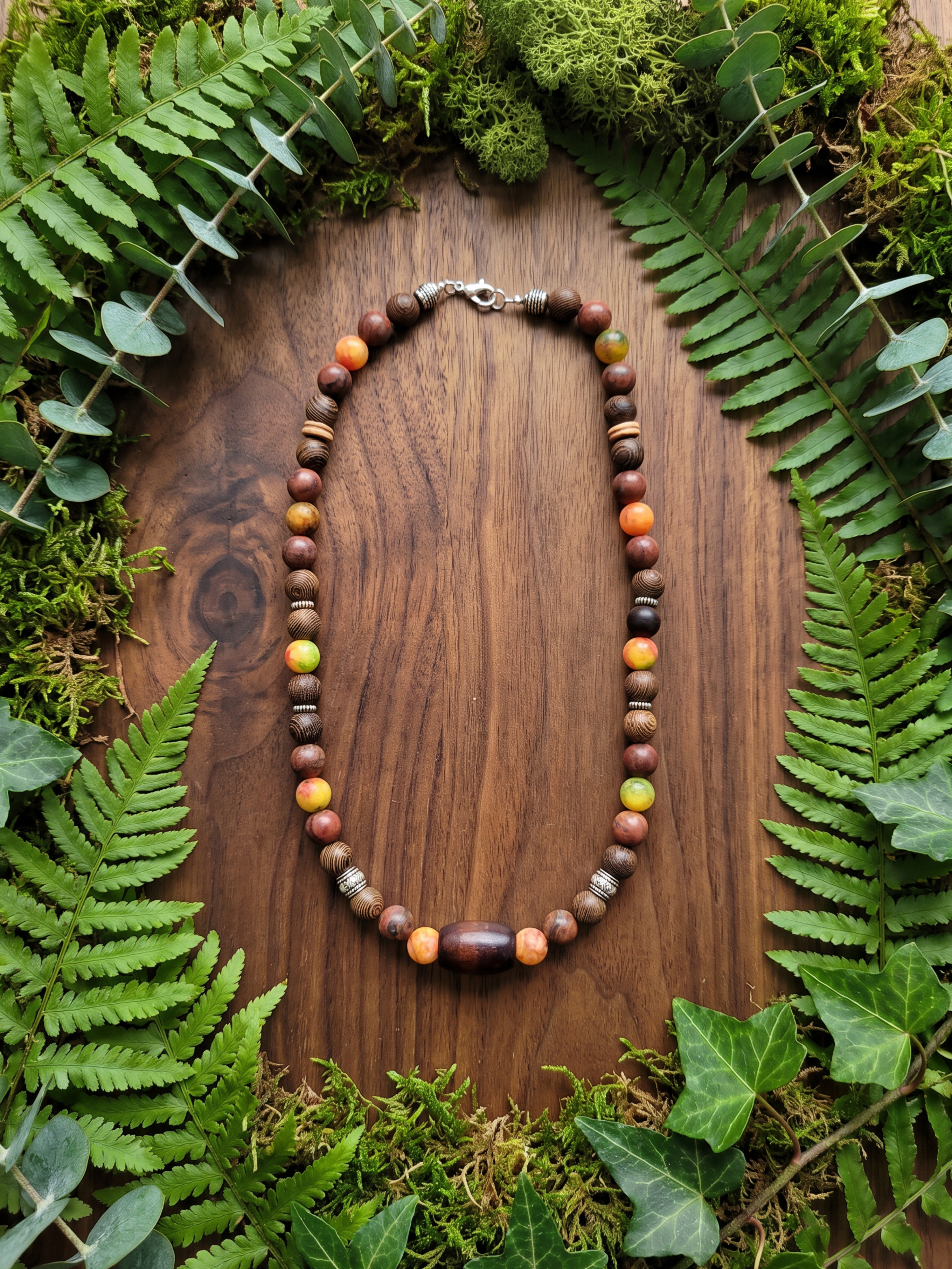 Earth Jasper Bead Choker