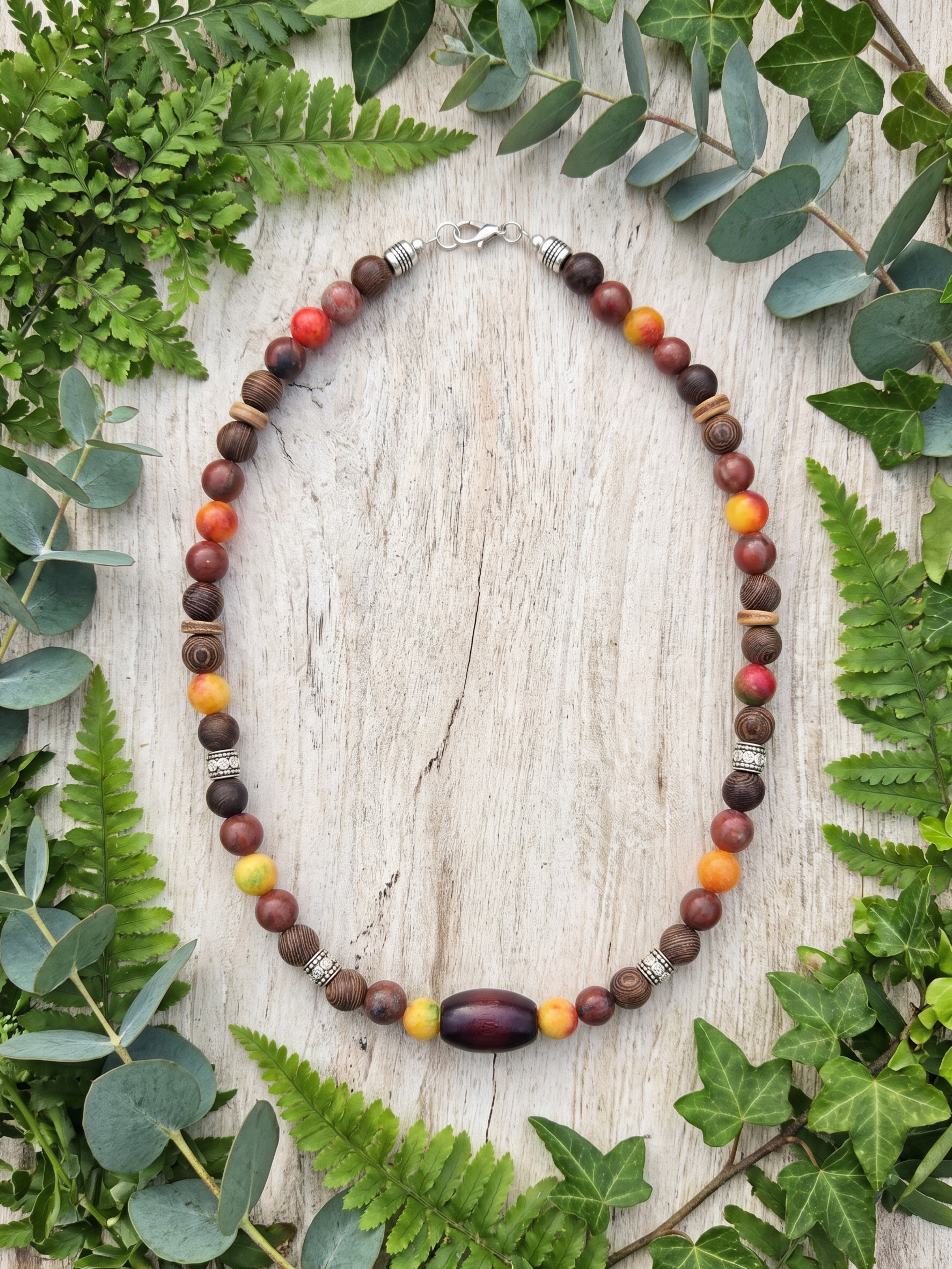 Earth Jasper Bead Choker