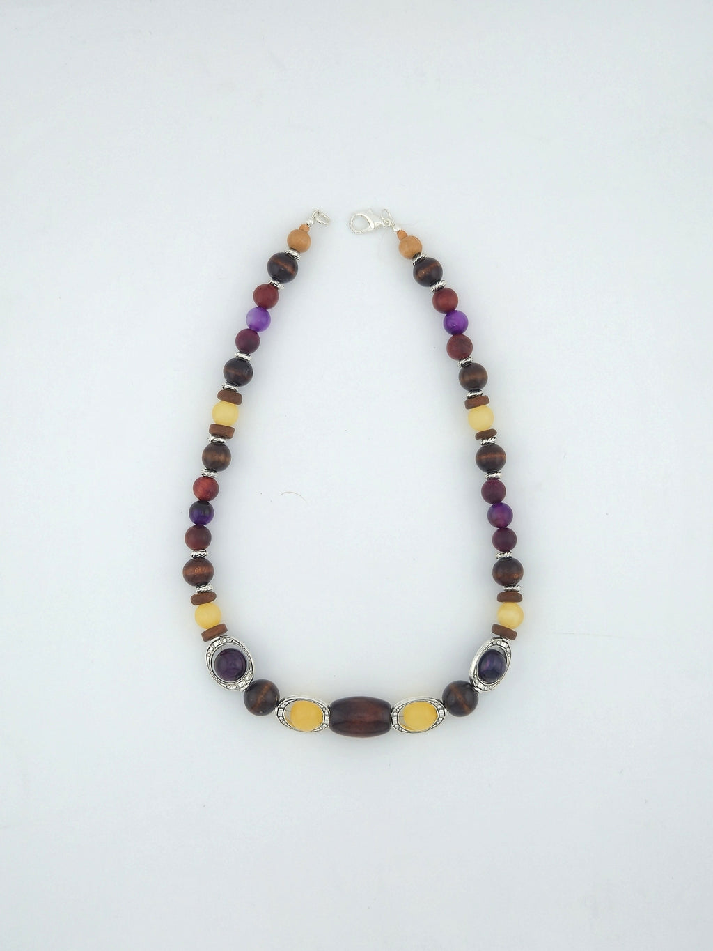 Clarifying Wood Bead Choker