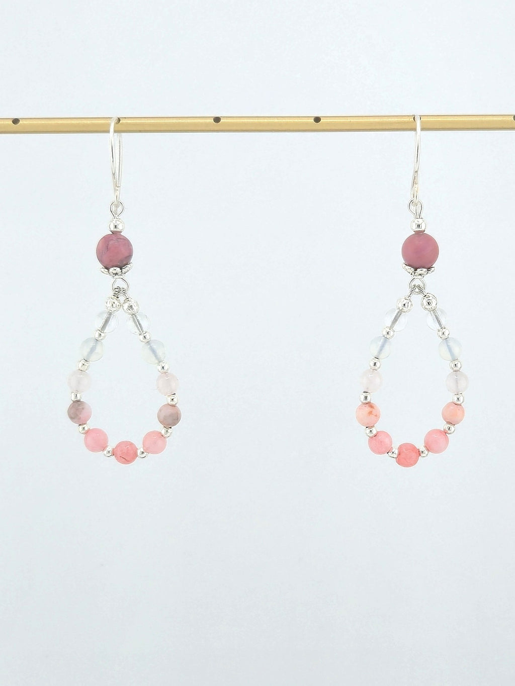 Pink Swag Earrings