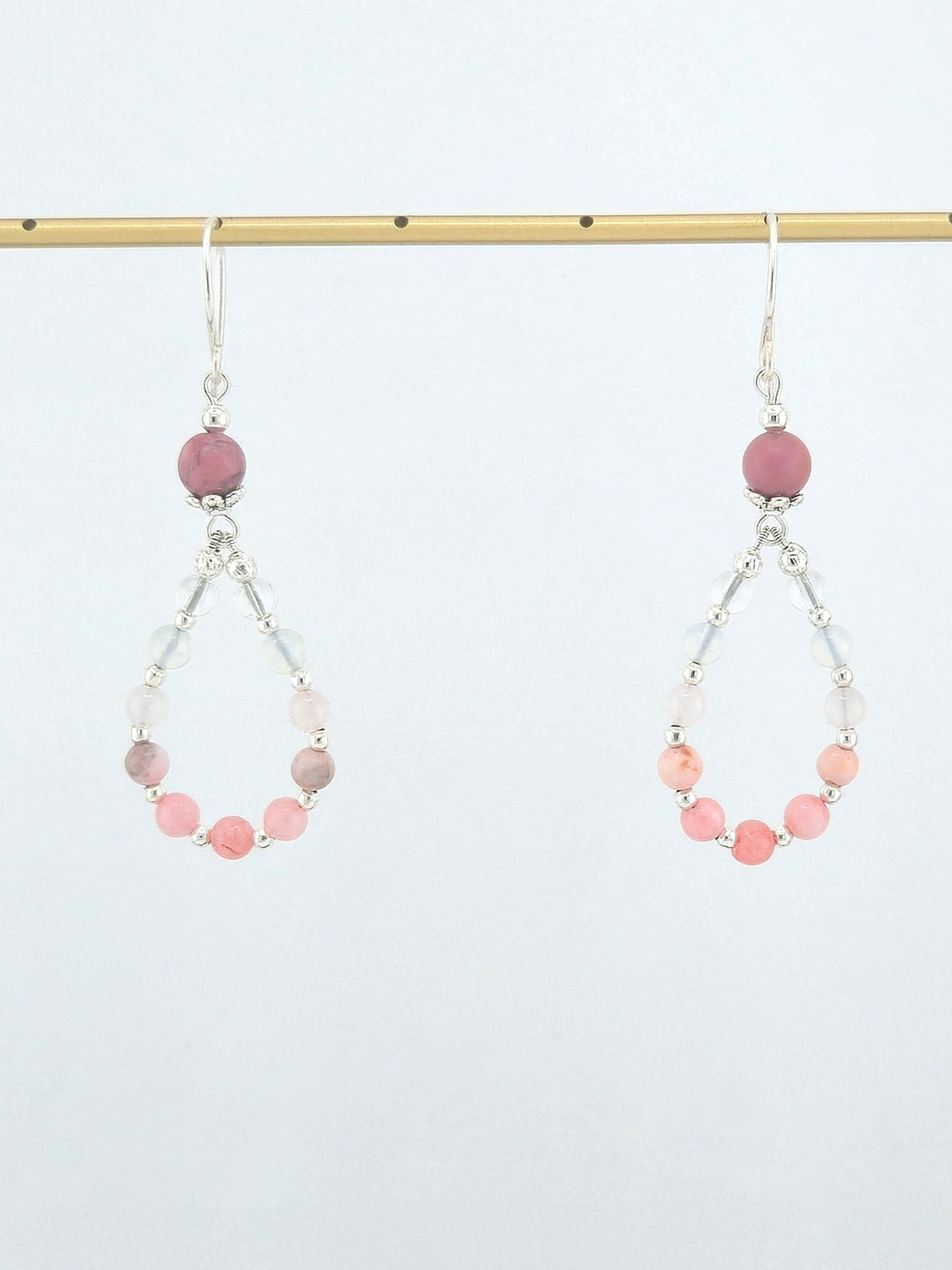 Pink Swag Earrings