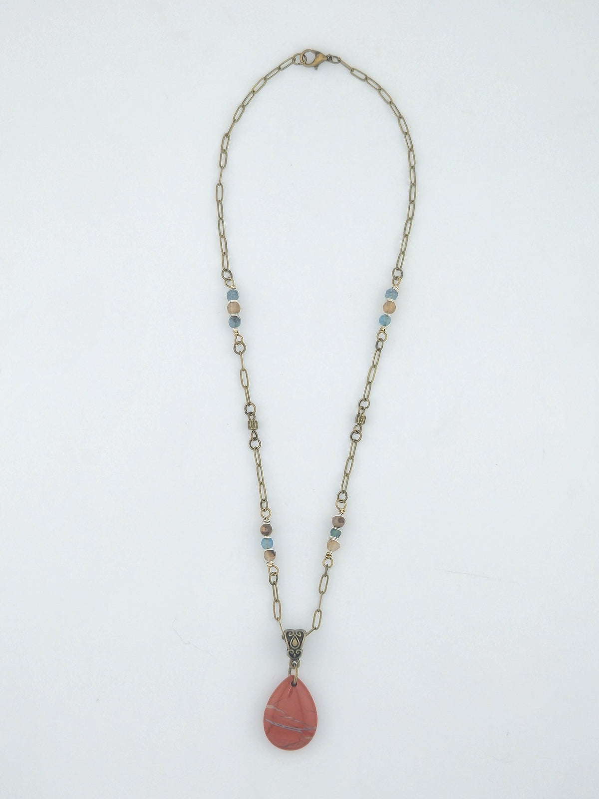 Natural Stone Pendant Necklace