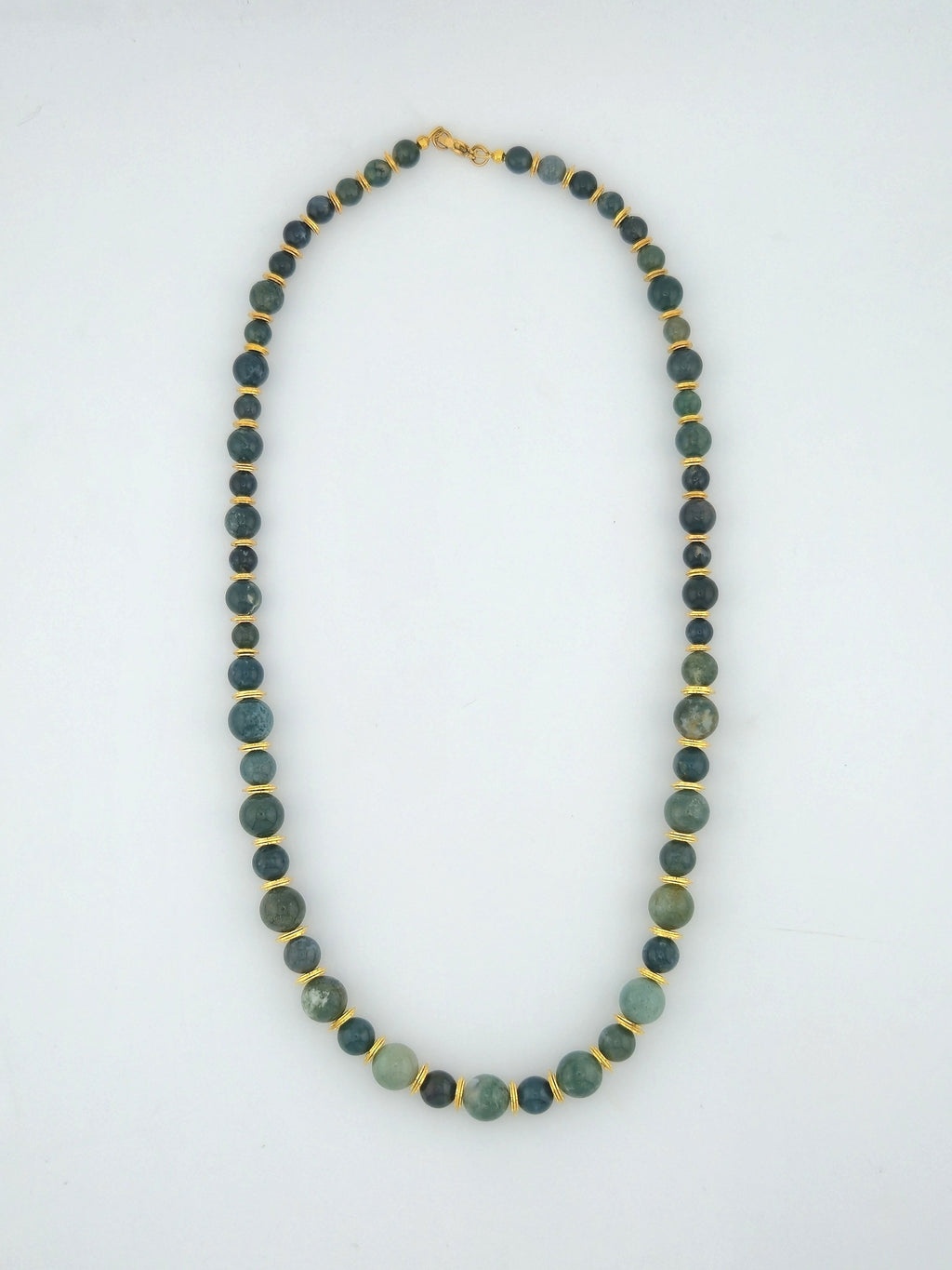 Moss Agate Bold is Beautiful Necklace