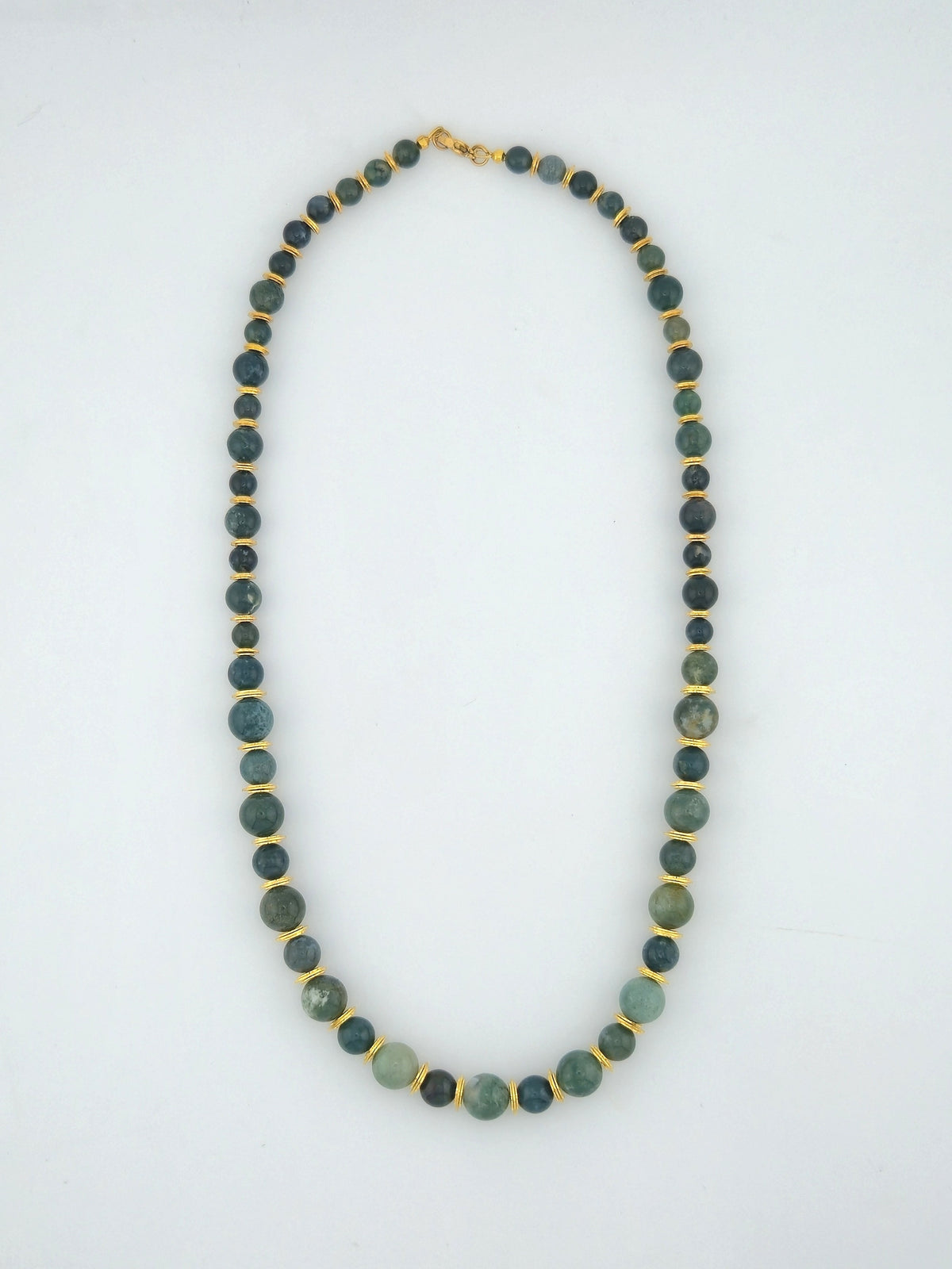 Moss Agate Bold is Beautiful Necklace