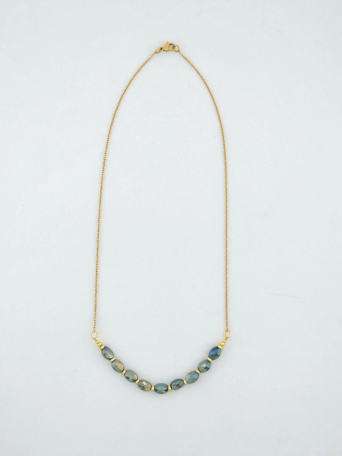Dazzling Green Necklace 18"
