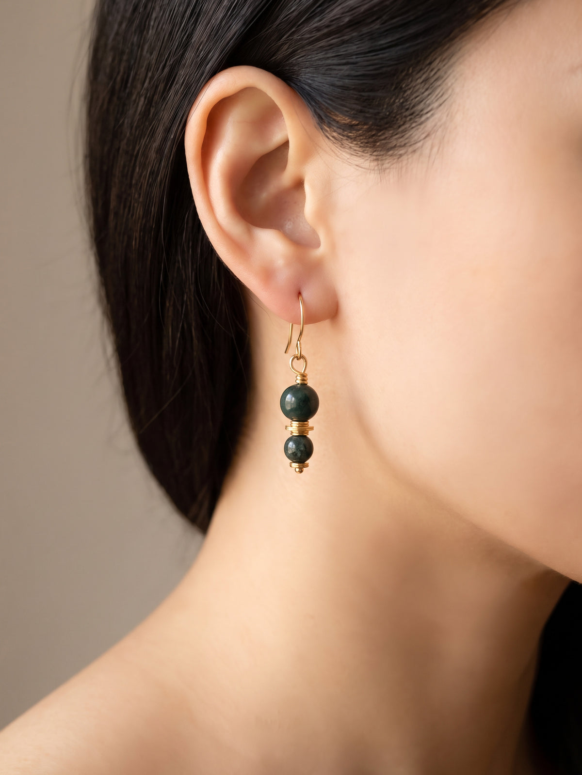 Moss Agate Fancy Dangles