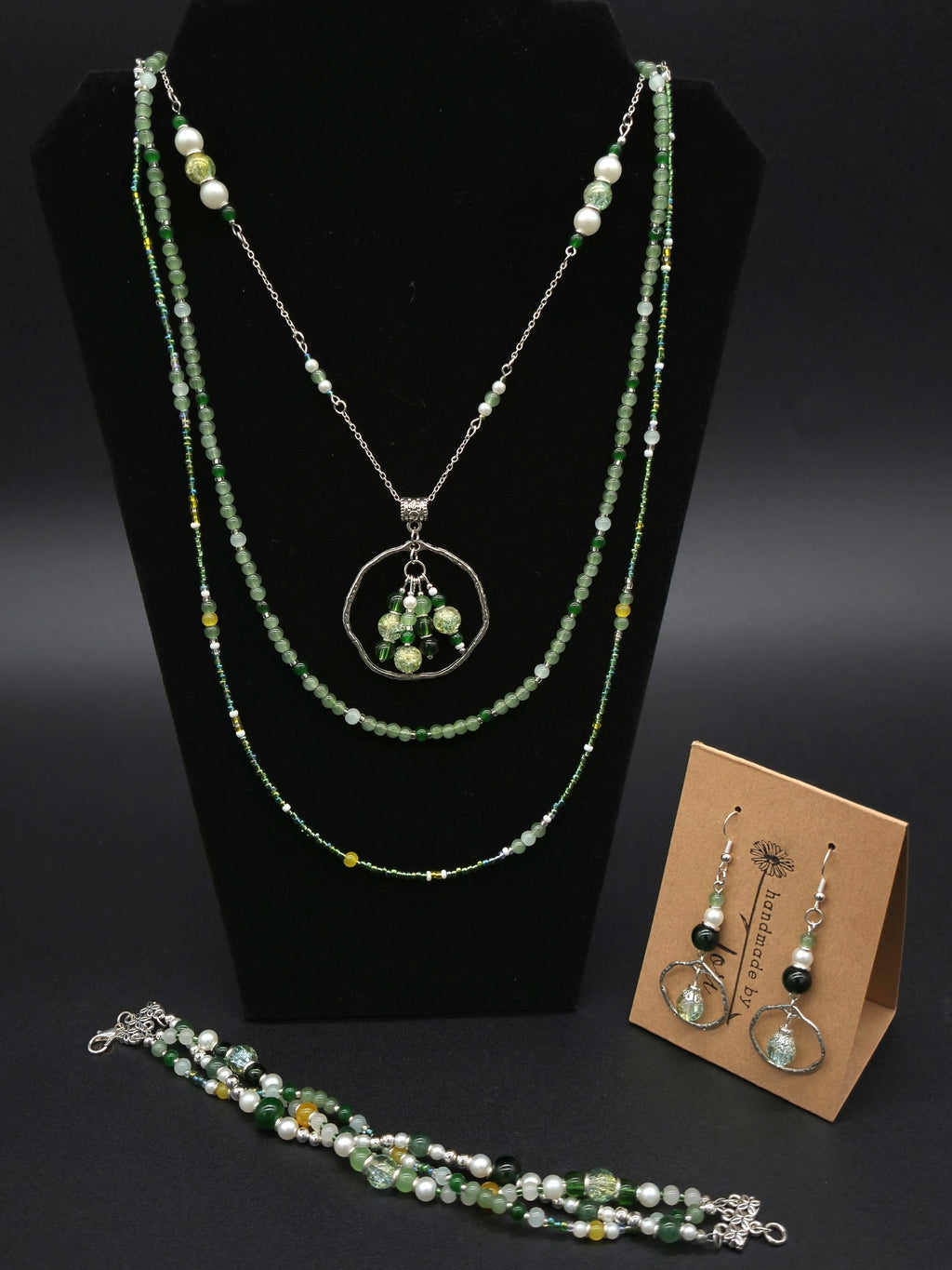 The Joy Green Beaded Collection